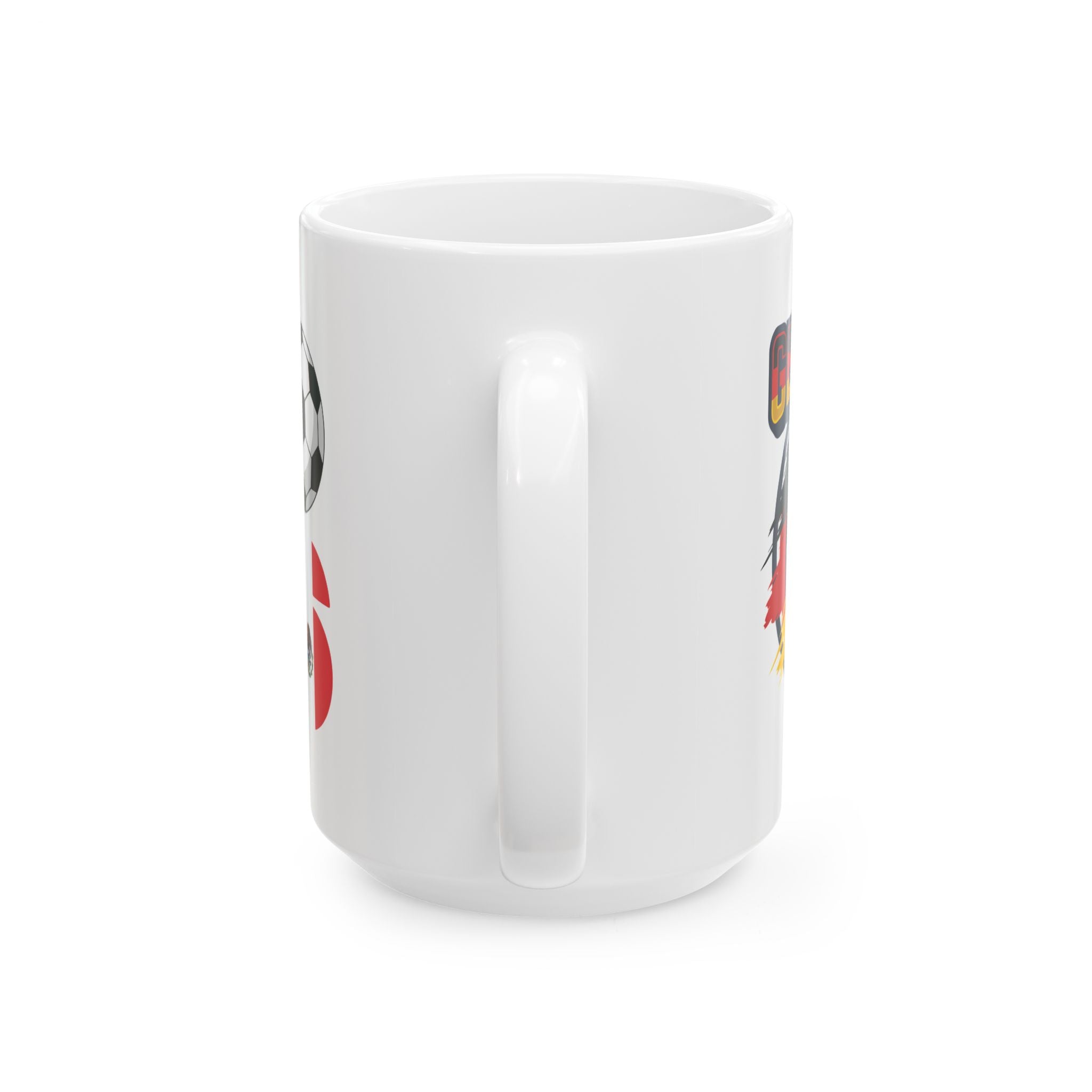 Germany Soccer Crest Mug | International Flags Football Coffee Cup, World Cup 2026 Mugs