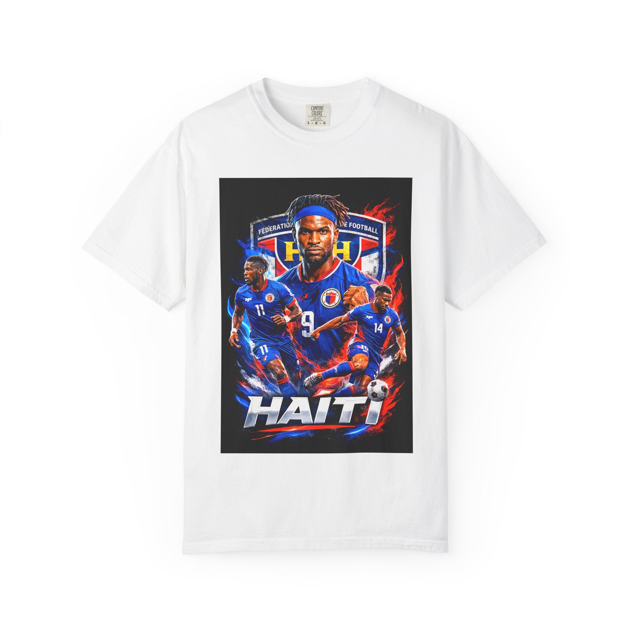 Haiti Soccer Players T-shirt | 2026 World Cup Back Graphic, Haiti Flag, Gift for him, Collectible