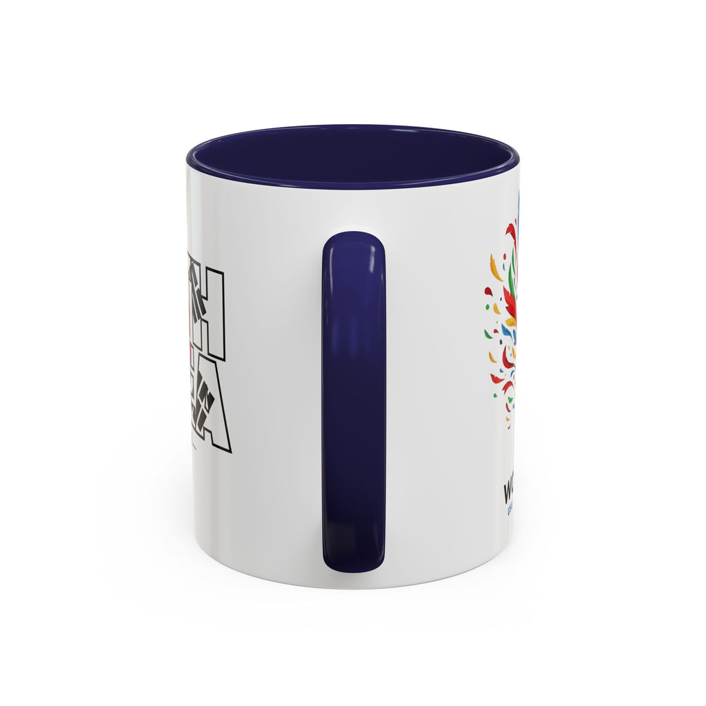 South Korea flag text Accent Coffee Mug | Korean travel souvenir, Soccer World Cup 2026, Gifts for Dad
