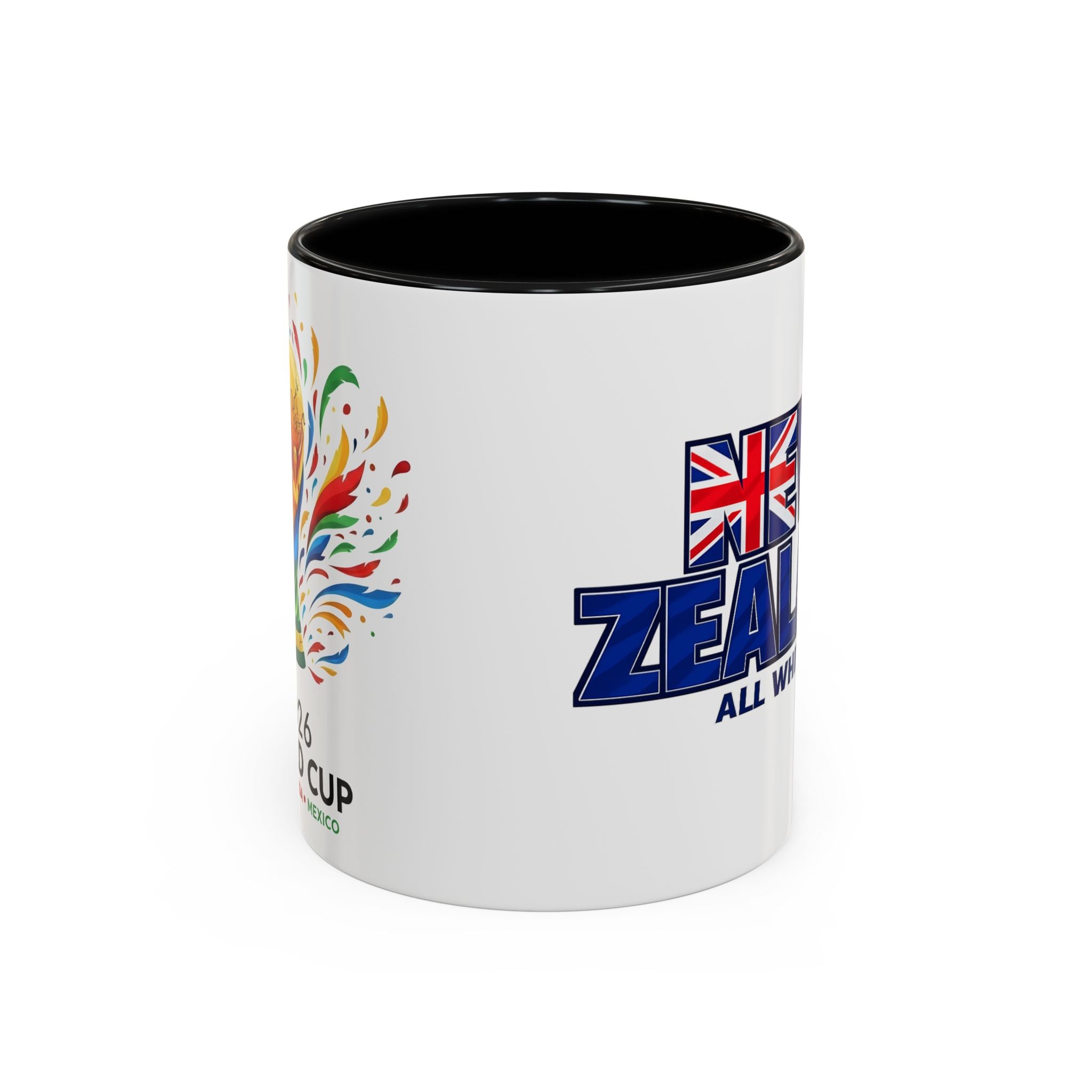 New Zealand All Whites Coffee Mug | Accent 11/15oz, World Cup 2026, Gift for Dad