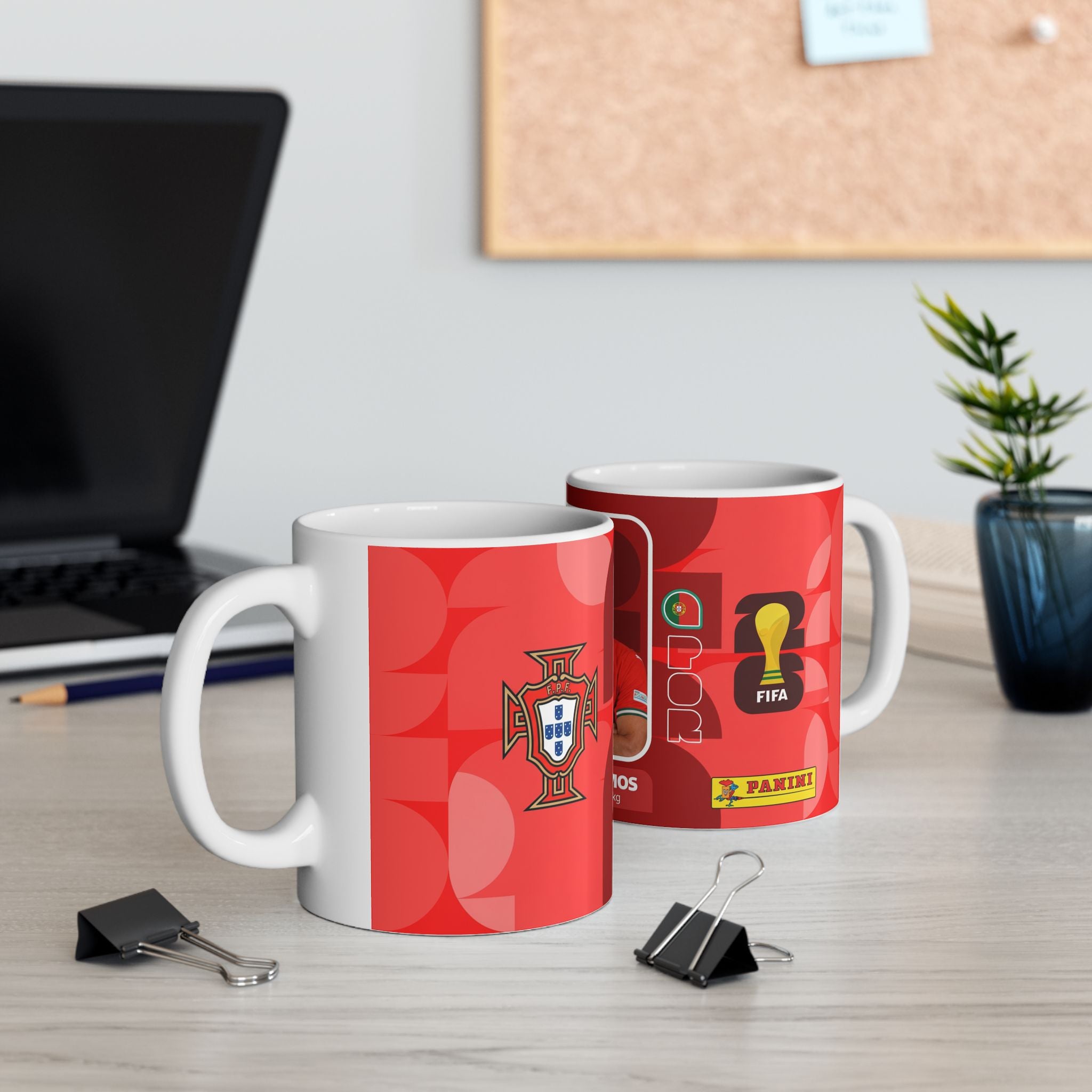 Portugal Soccer Player Goncalo Ramos Ceramic Mug (11oz, 15oz), World Cup 2026 Mugs
