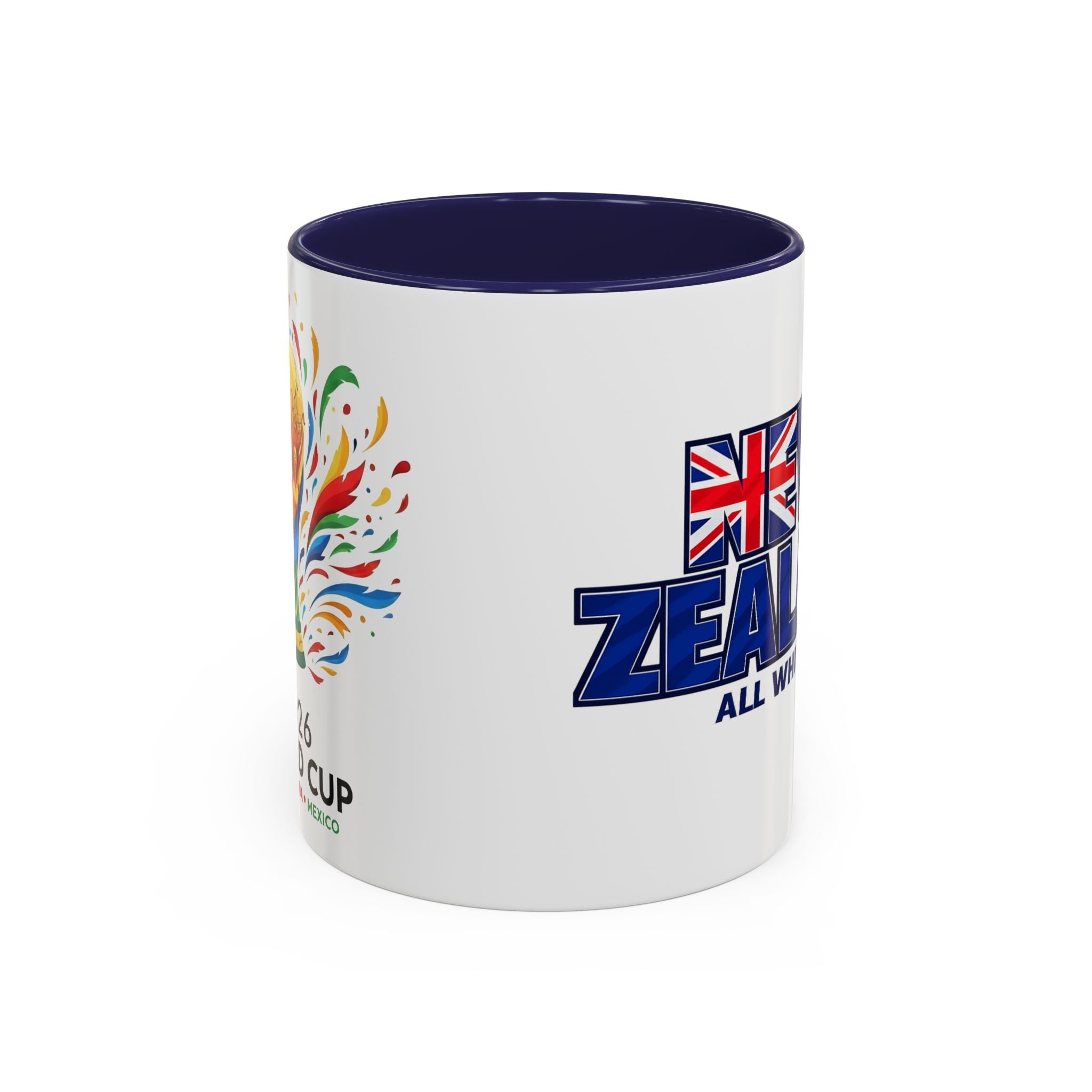 New Zealand All Whites Coffee Mug | Accent 11/15oz, World Cup 2026, Gift for Dad