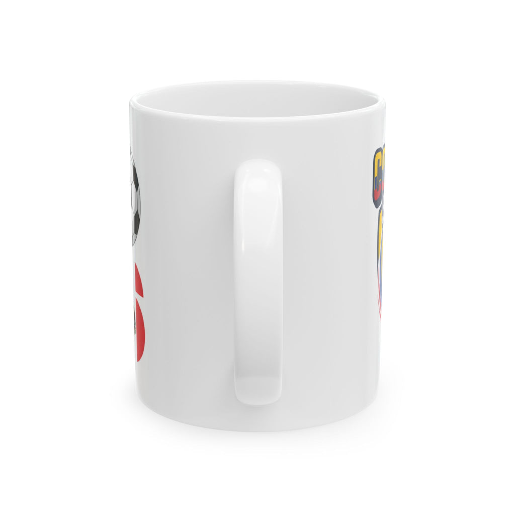 Colombia| Soccer Ball Flag Design,Coffee Mug 11oz or 15oz, World Cup 2026 Gift for Dad, Colombia Flag