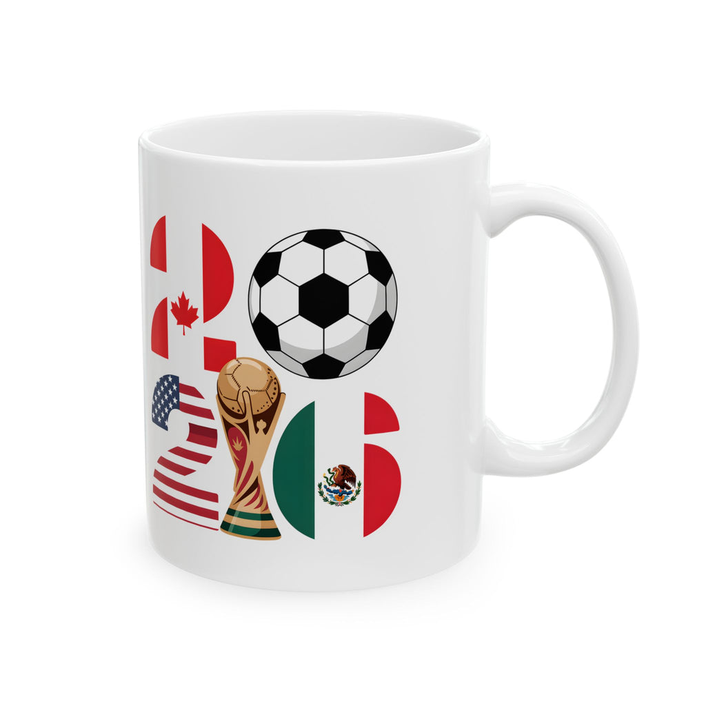 Colombia| Soccer Ball Flag Design,Coffee Mug 11oz or 15oz, World Cup 2026 Gift for Dad, Colombia Flag
