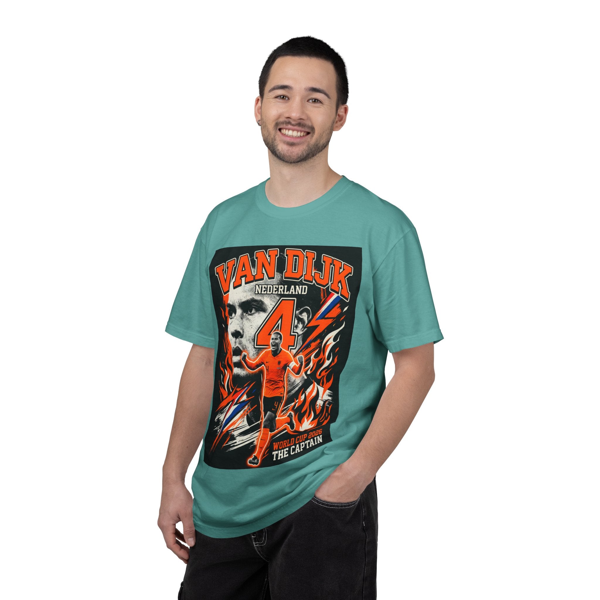 Netherlands Football Captain Shirt | World Cup 2026 Soccer Tee, Gift for him, Collectible, Netherlands flag