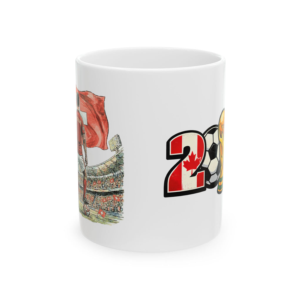 Switzerland World Cup 2026 Mug, Soccer Fan Gift, Switzerland Flag, Ceramic Coffee Cup