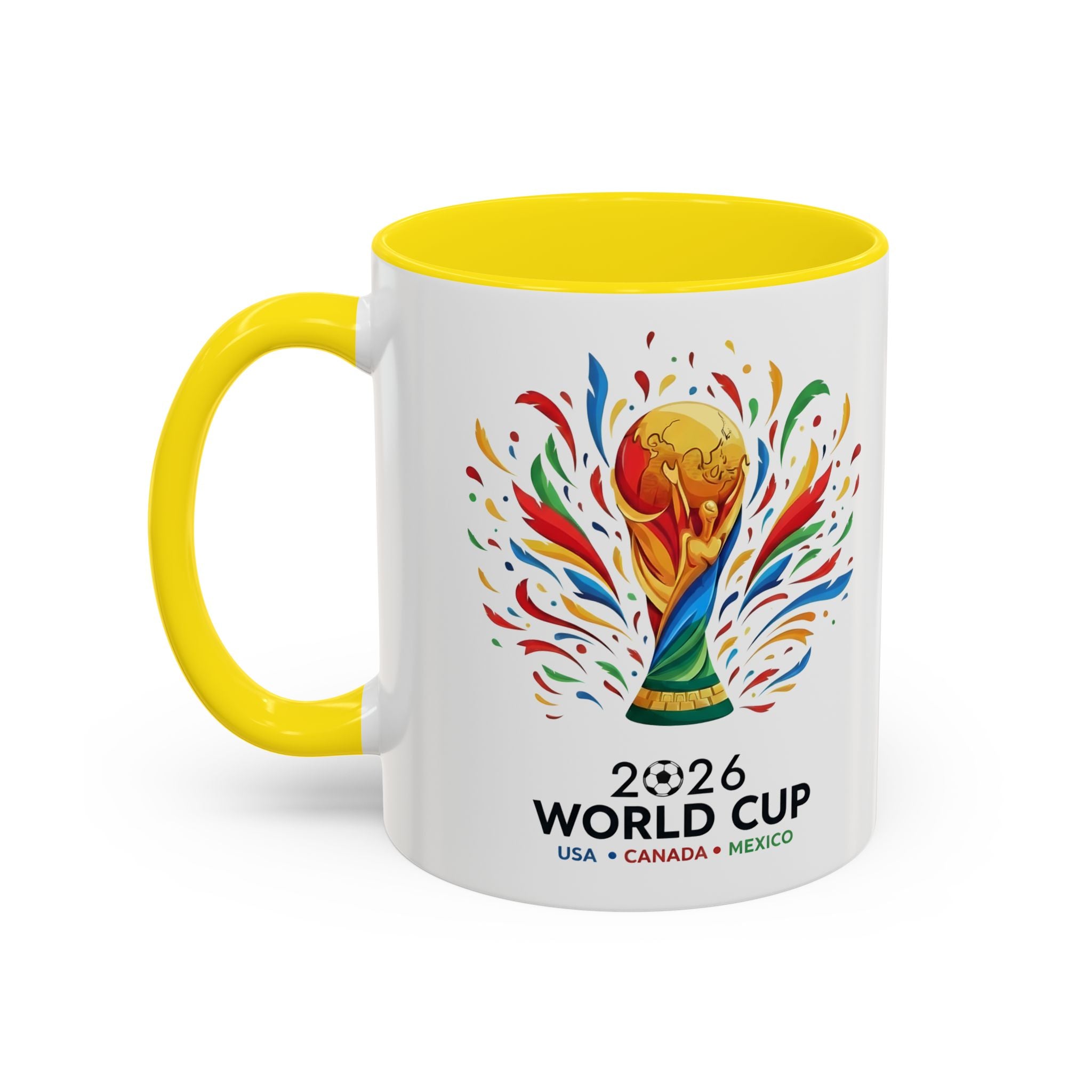 Egypt 2026 Soccer World Cup Accent Coffee Mug | Egypt 2026 Football Flag Design, Soccer World Cup 2026, Gift for Dad