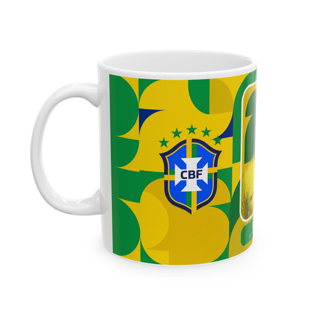 Brazil Soccer Player Danilo Mug — Ceramic Coffee Cup (11oz/15oz), World Cup 2026 Mugs