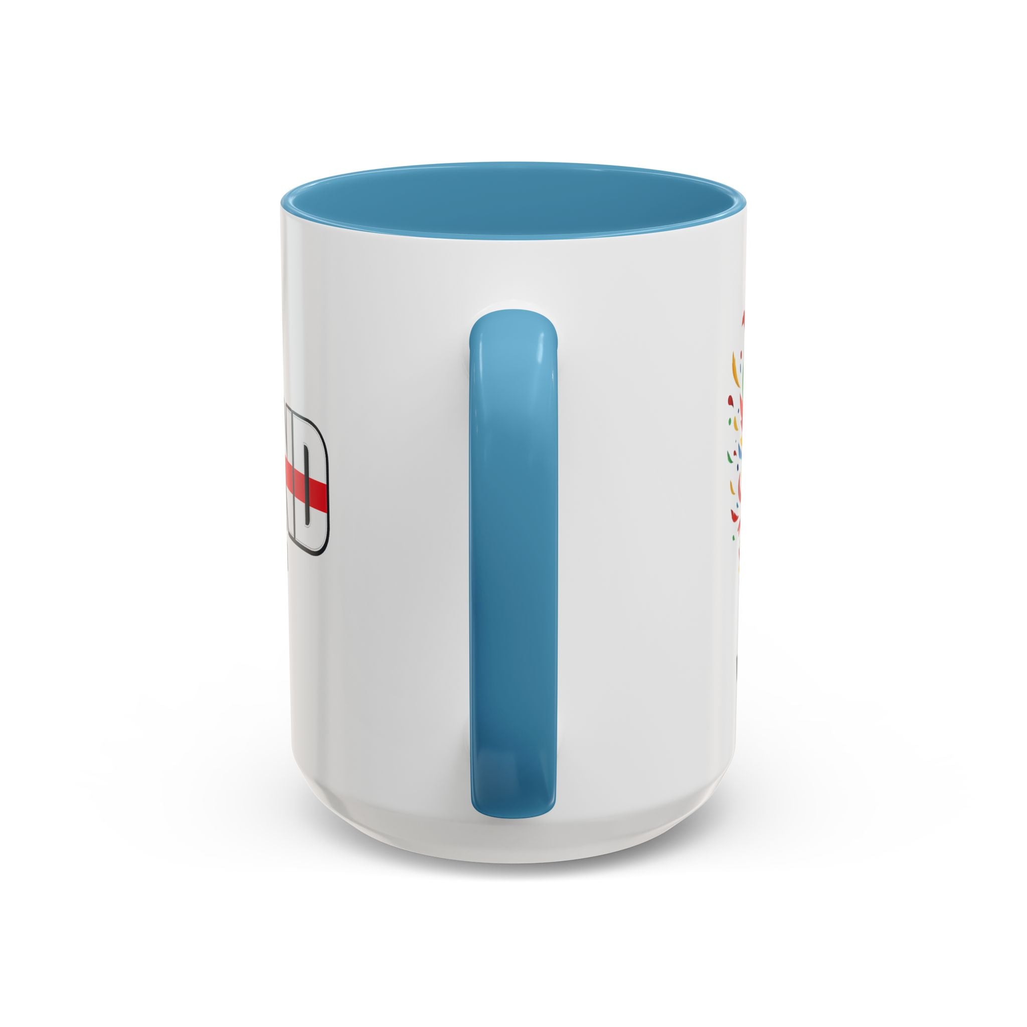 England Flag Typography Accent Coffee Mug | Come On England, World Cup 2026, Gift for Dad