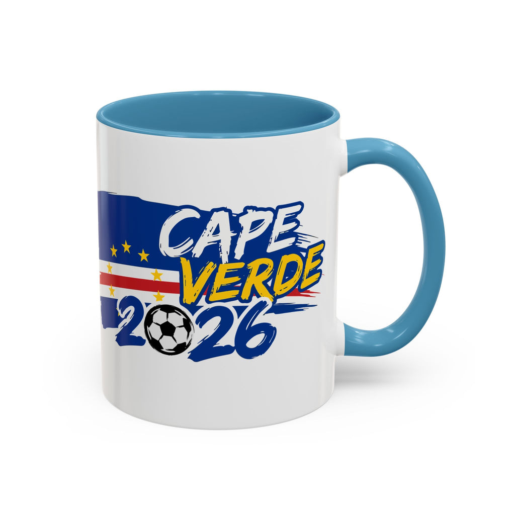 Cape Verde 2026 Soccer World Cup Mug | Accent Coffee Mug 11oz 15oz,Soccer World Cup 2026, Gift for Dad