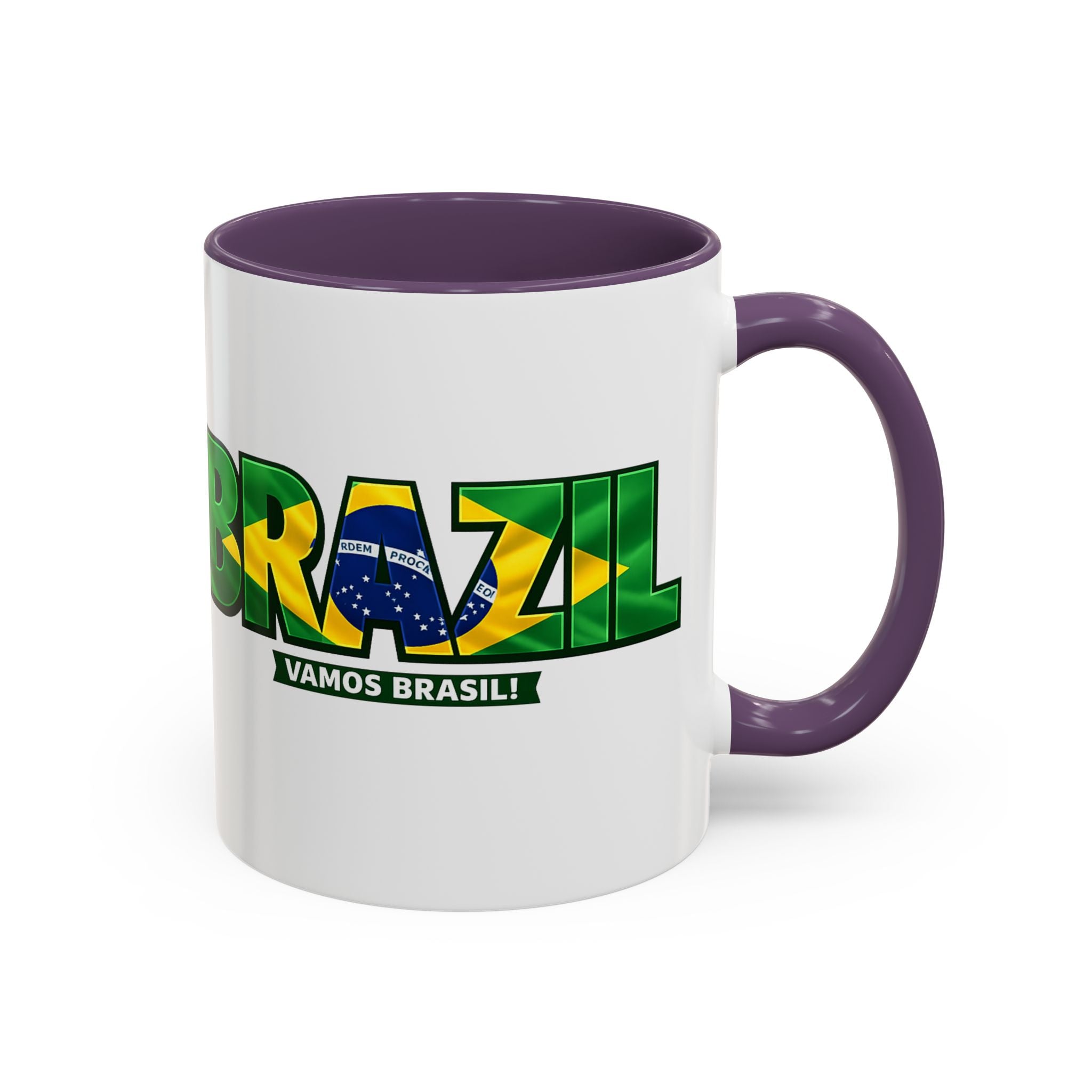 Brazil Vamos Brasil mug | Accent coffee mug, Brazil flag text design, Soccer World Cup 2026, Gifts for Dad