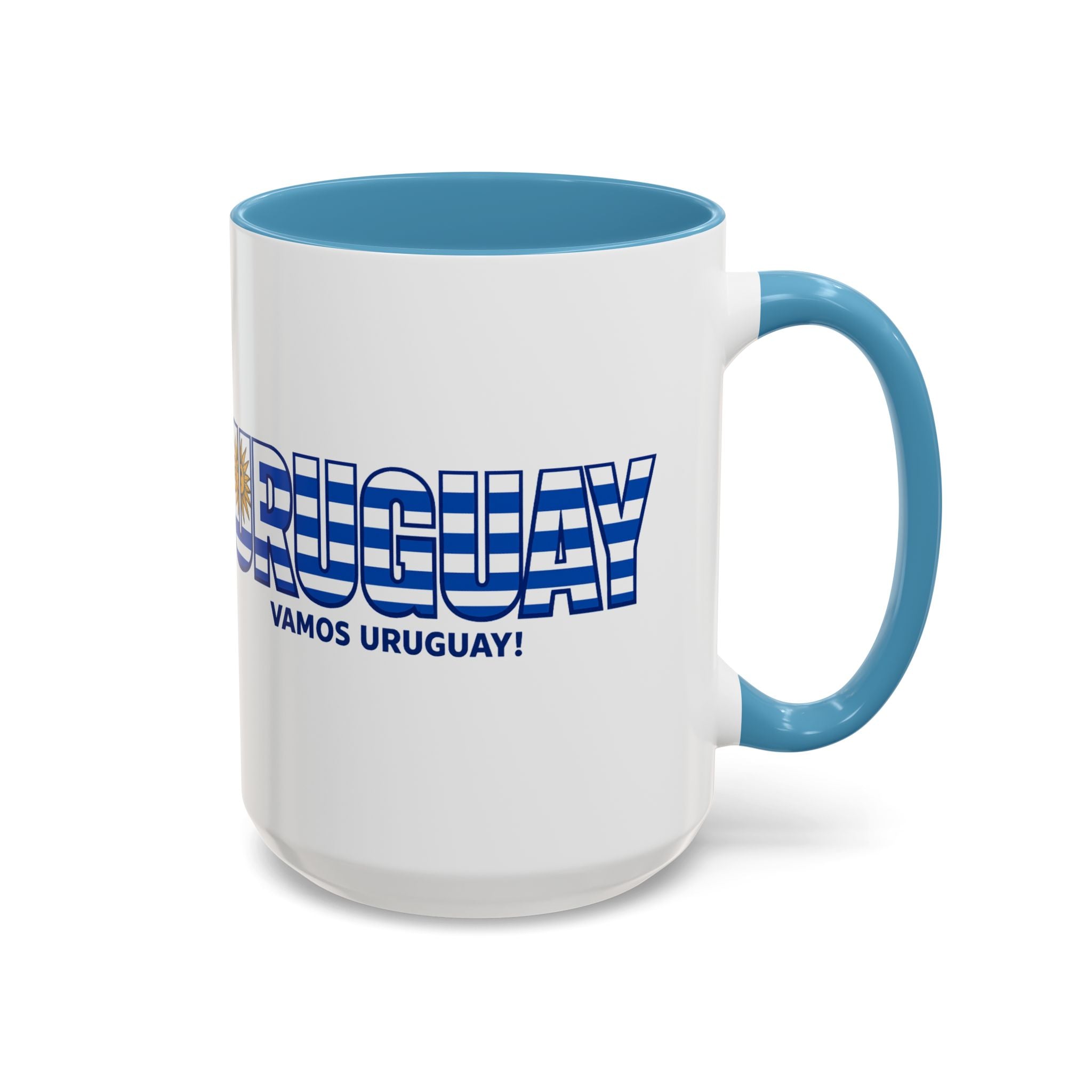 Uruguay Vamos Uruguay Mug | Accent Coffee Mug 11oz 15oz, Soccer World Cup, Gift for Dad