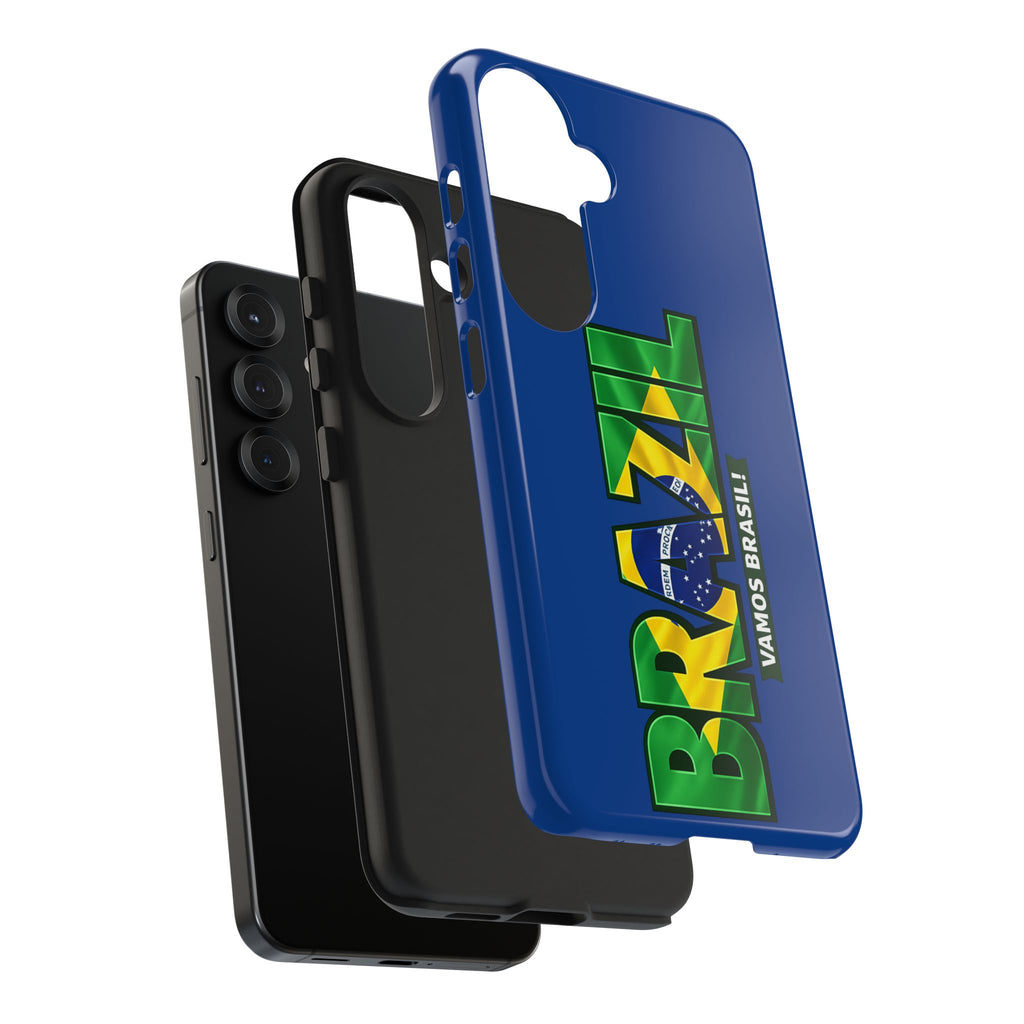 Brazil Soccer Fan Phone Case, Protective, Glossy, World Cup 2026, Tough Cases, Custom Phone Cases