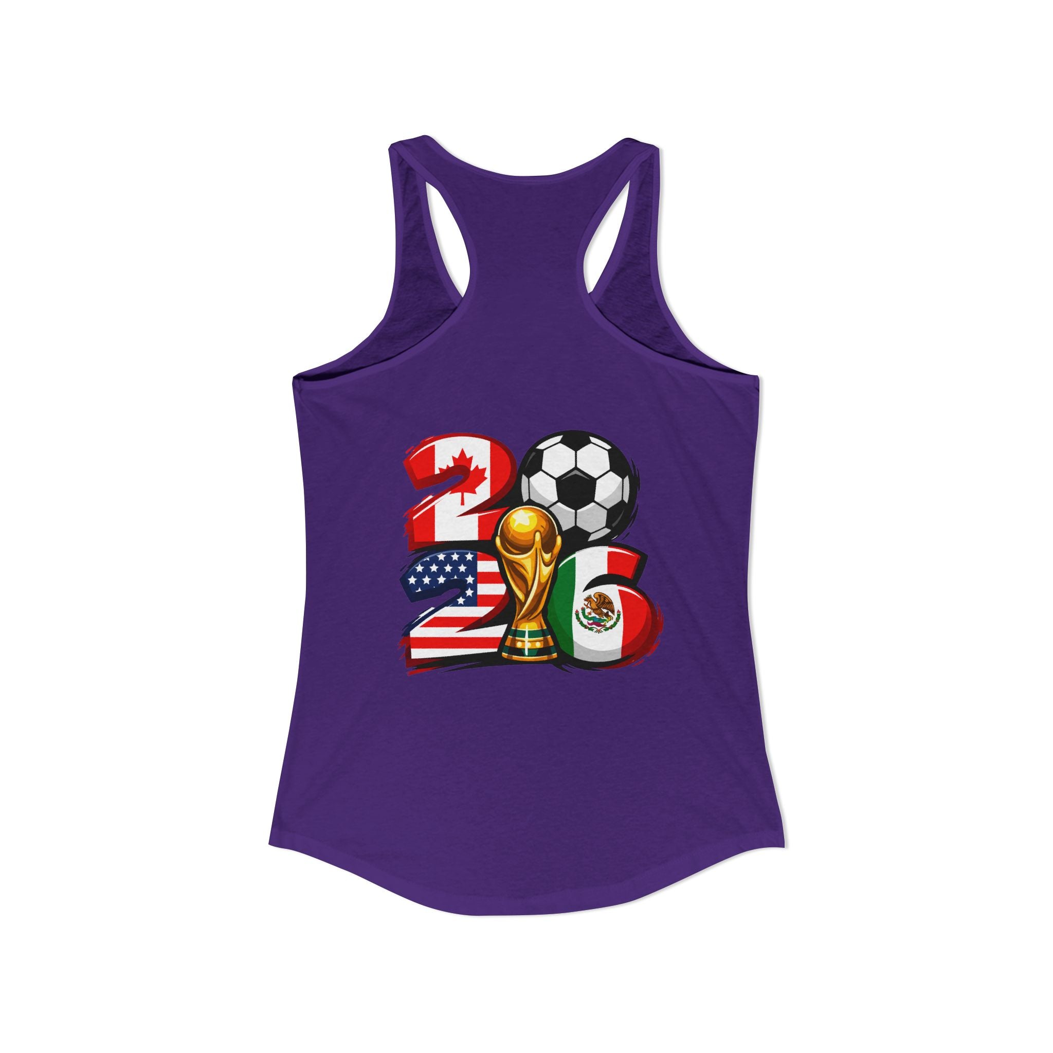 Ecuador World Cup 2026 Women's Tank Top — Mother's Day Soccer Fan Racerback