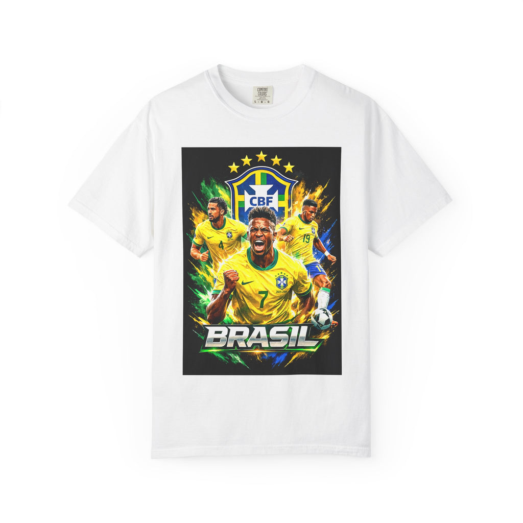 Brazil Soccer Players T-Shirt | 2026 World Cup Back Design, Brasil Flag, Gift for him, Collectible
