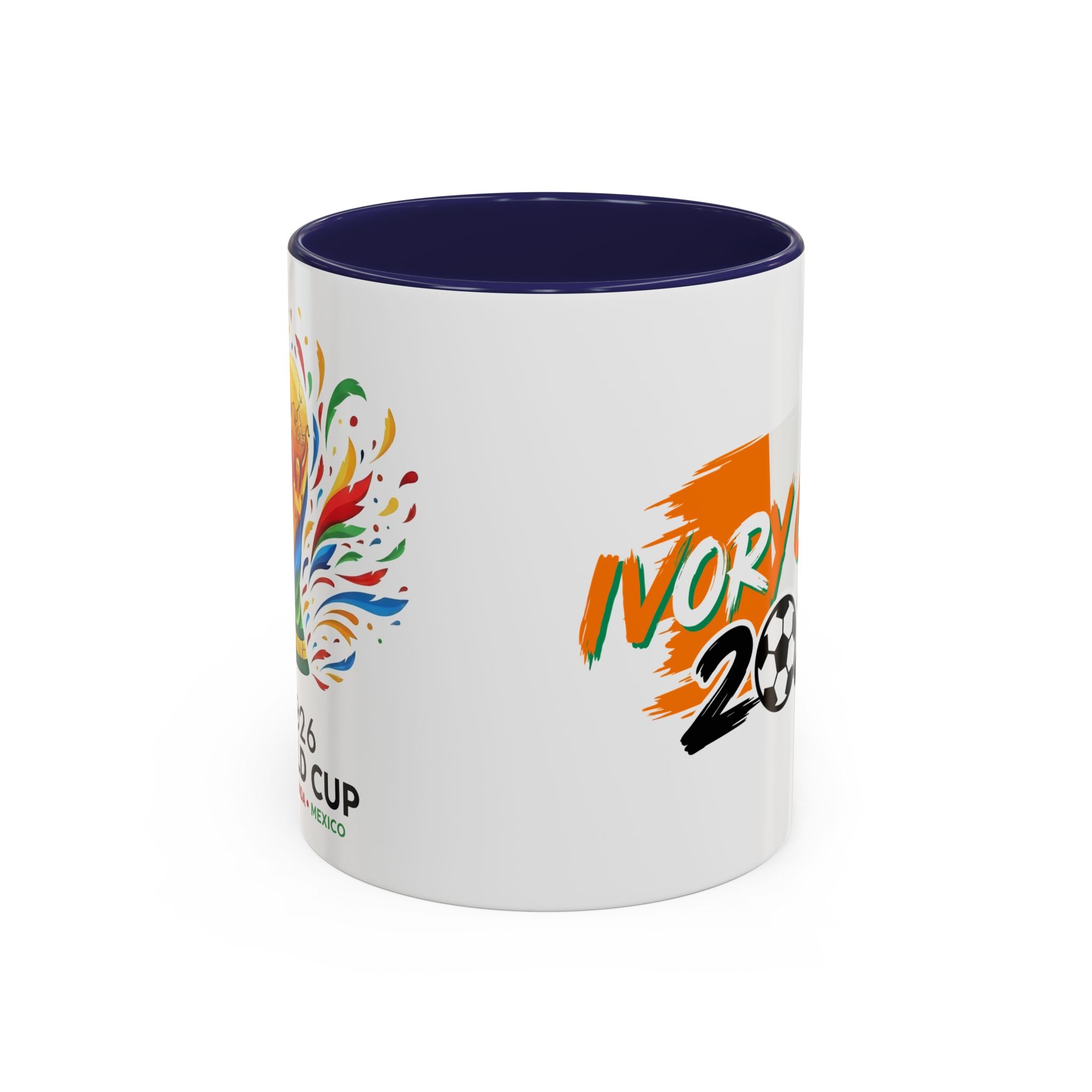 Ivory Coast 2026 Soccer Logo Mug | Accent Coffee Mug 11oz 15oz,Soccer World Cup 2026, Gifts for Dad