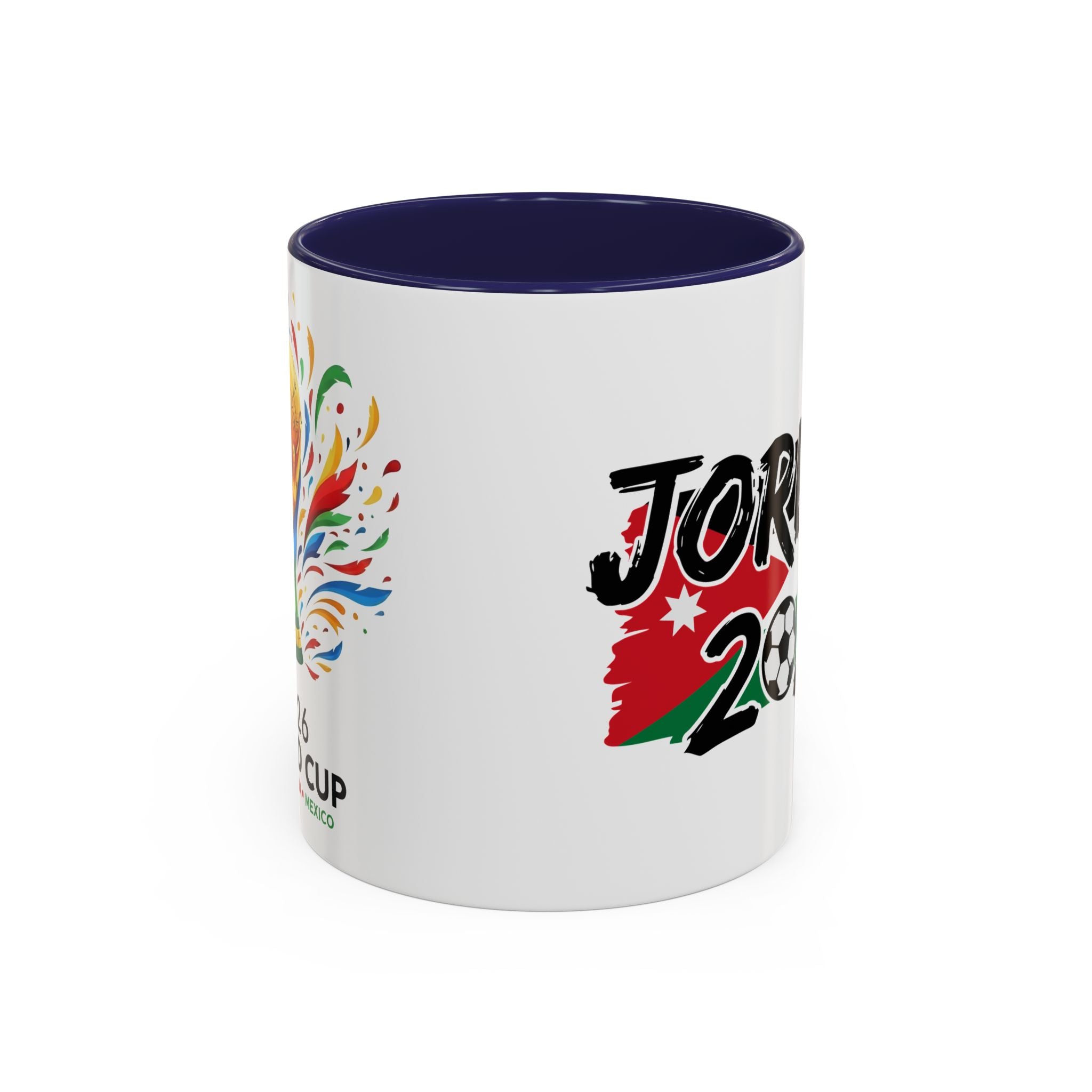 Jordan 2026 Soccer Logo Mug | Accent Coffee Mug 11oz 15oz, World Cup 2026, Gift for Dad
