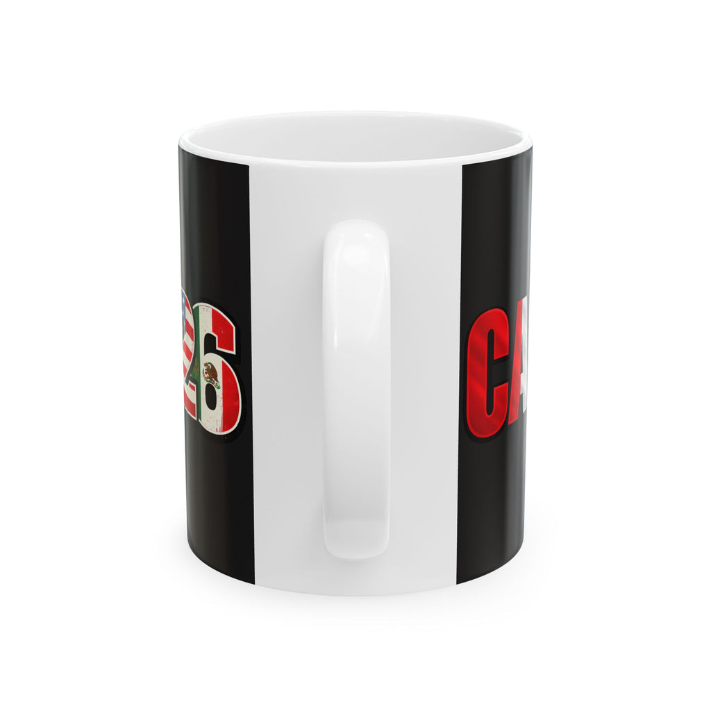 Canada World Cup 2026 Mug, Canada Flag, Ceramic Coffee Cup, Gift For Dad
