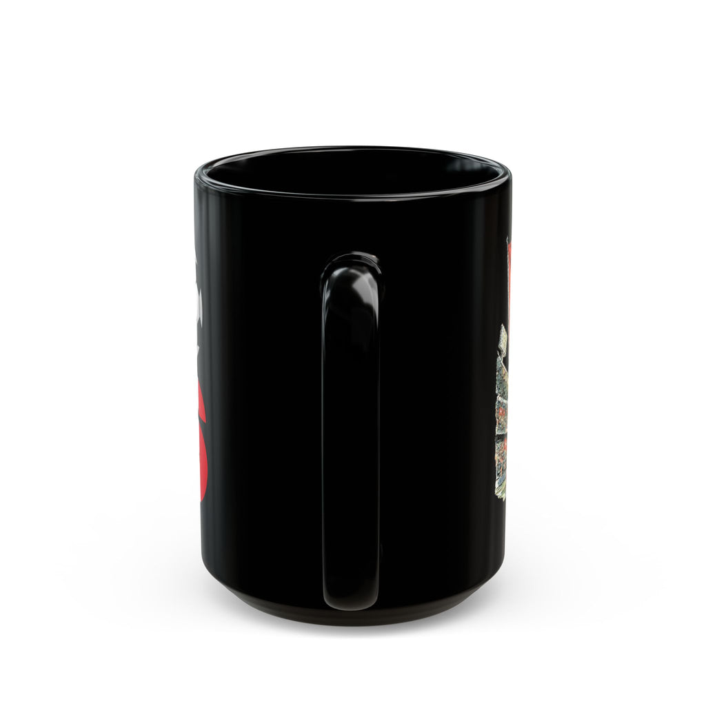 Switzerland World Cup 2026 Mug | Black Ceramic Coffee Cup, Switzerland Flag