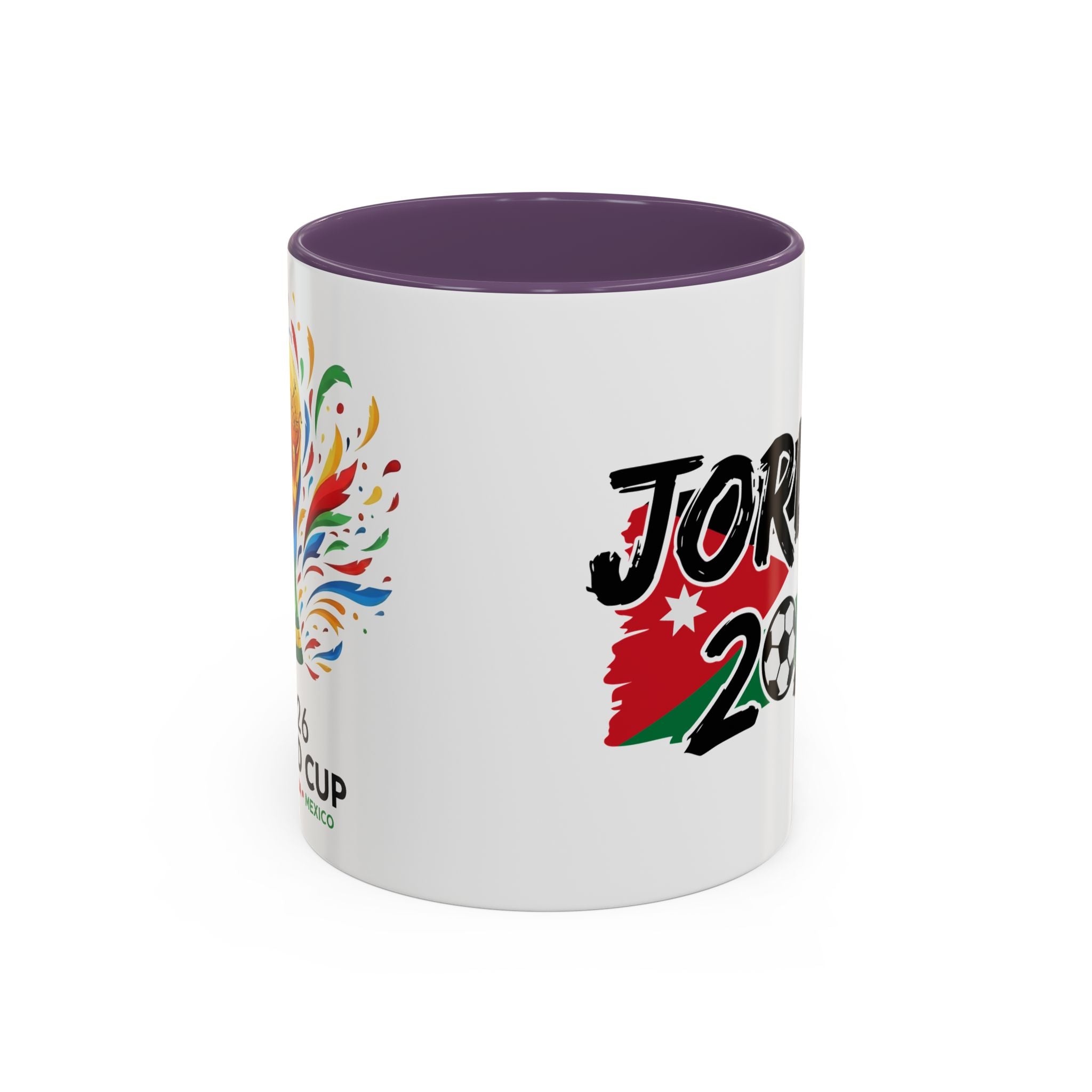 Jordan 2026 Soccer Logo Mug | Accent Coffee Mug 11oz 15oz, World Cup 2026, Gift for Dad