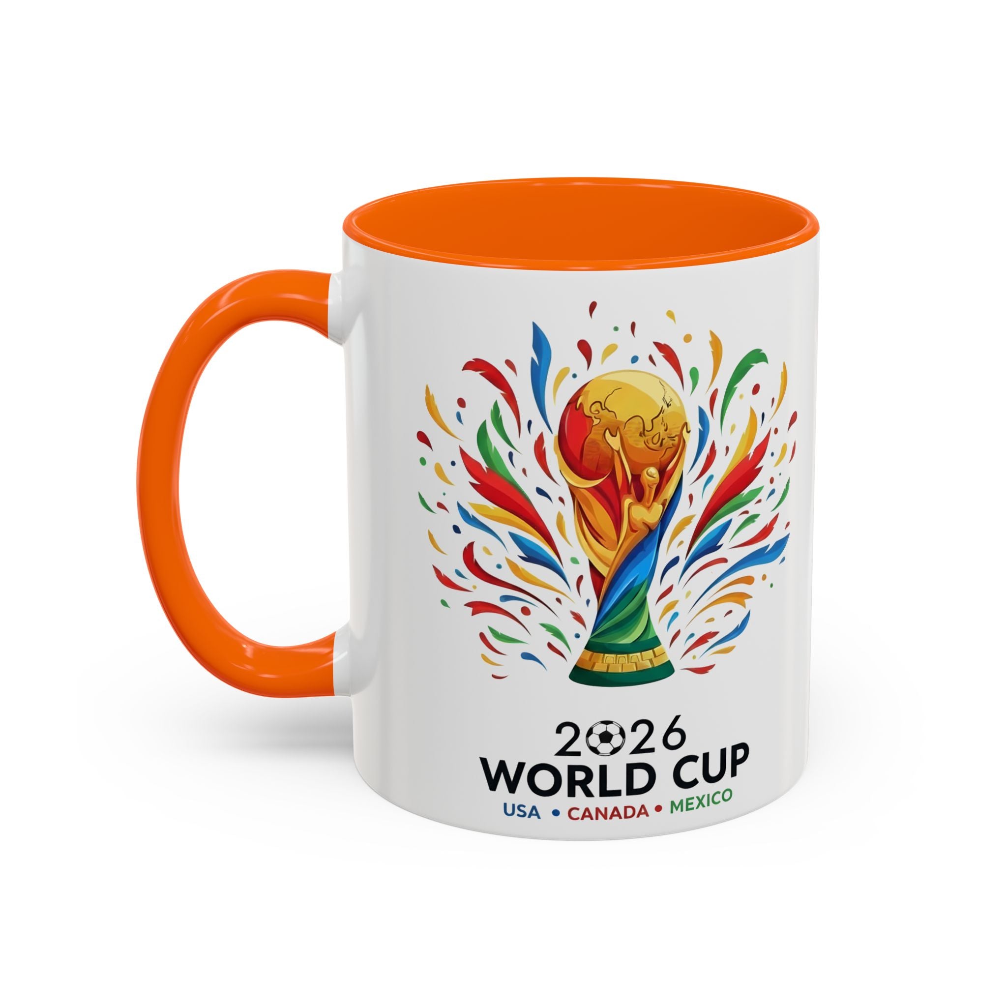 Ghana Black Stars flag stripe Accent Coffee Mug | 11oz 15oz, World Cup 2026, Gift for Dad