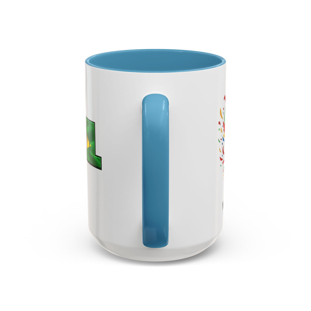 Brazil Vamos Brasil mug | Accent coffee mug, Brazil flag text design, Soccer World Cup 2026, Gifts for Dad