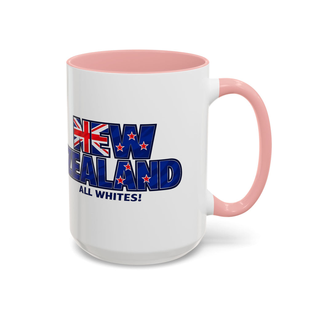 New Zealand All Whites Coffee Mug | Accent 11/15oz, World Cup 2026, Gift for Dad