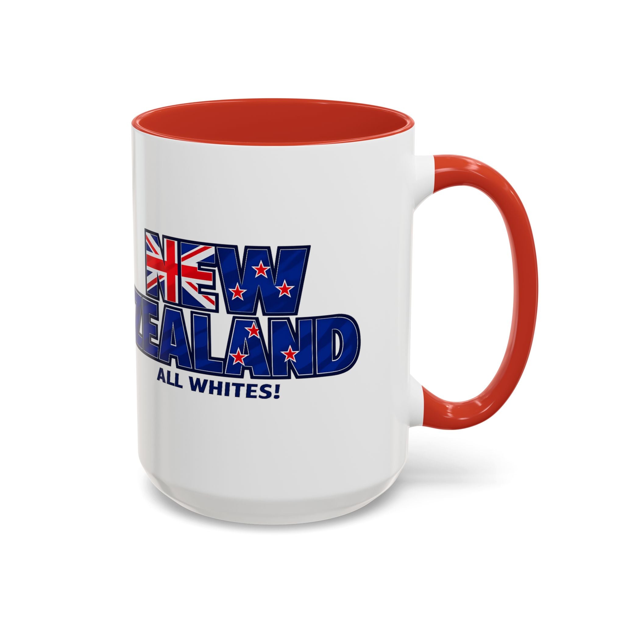 New Zealand All Whites Coffee Mug | Accent 11/15oz, World Cup 2026, Gift for Dad