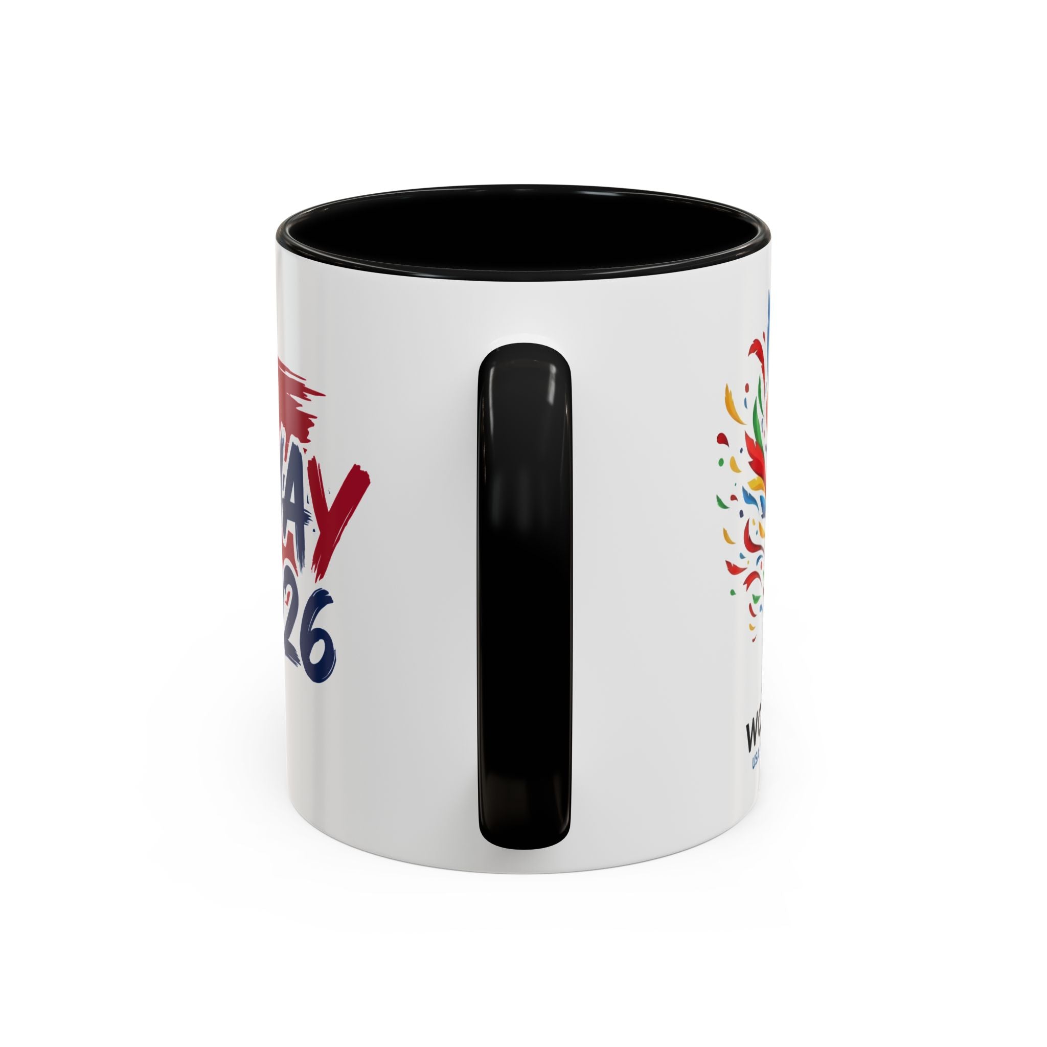 Norway 2026 Soccer Flag Accent Coffee Mug | 11oz 15oz, World Cup 2026, Gift for Dad