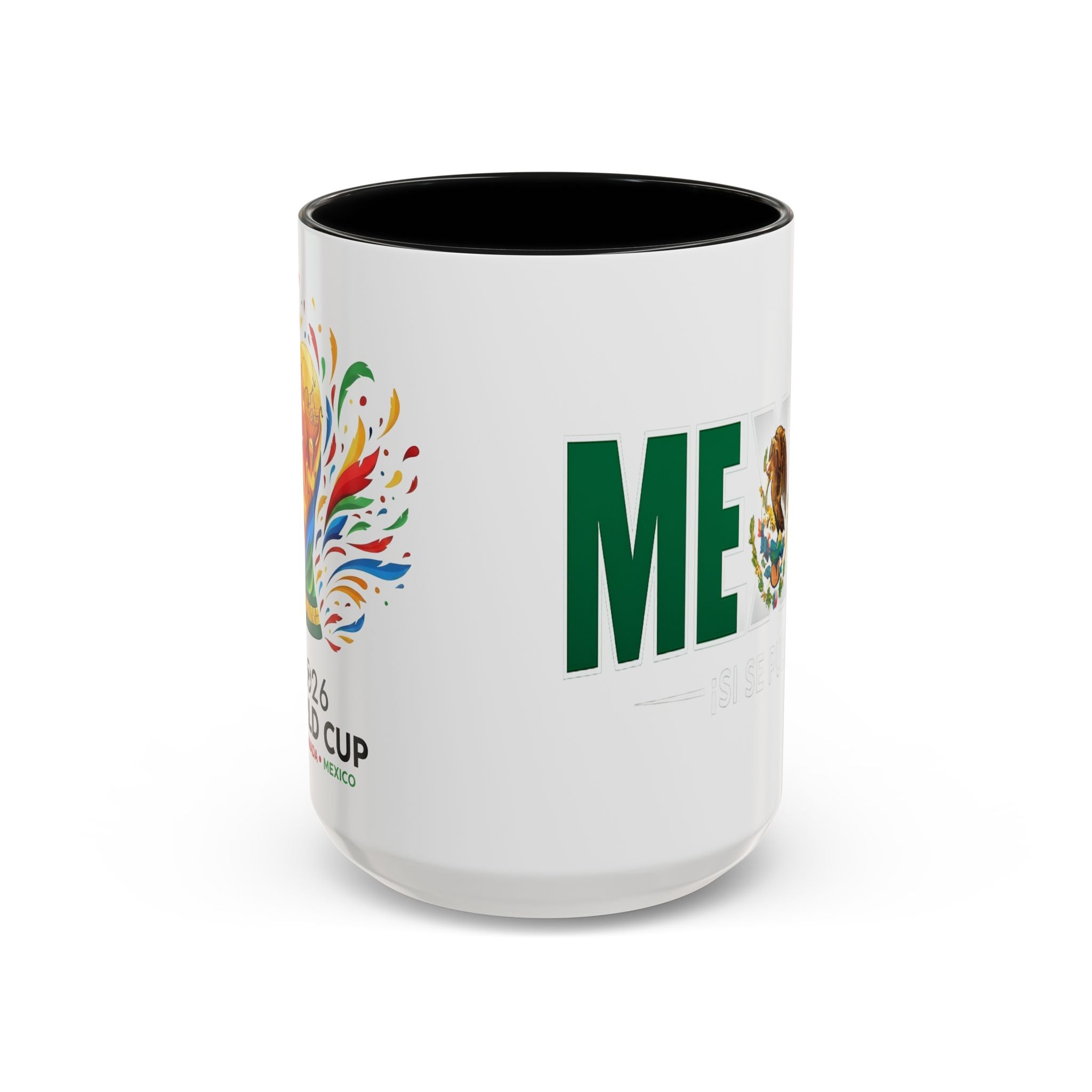 Mexico Coffee Mug | Accent Coffee Cup 11oz 15oz, World Cup 2026, Gift for Dad, Mexican Flag