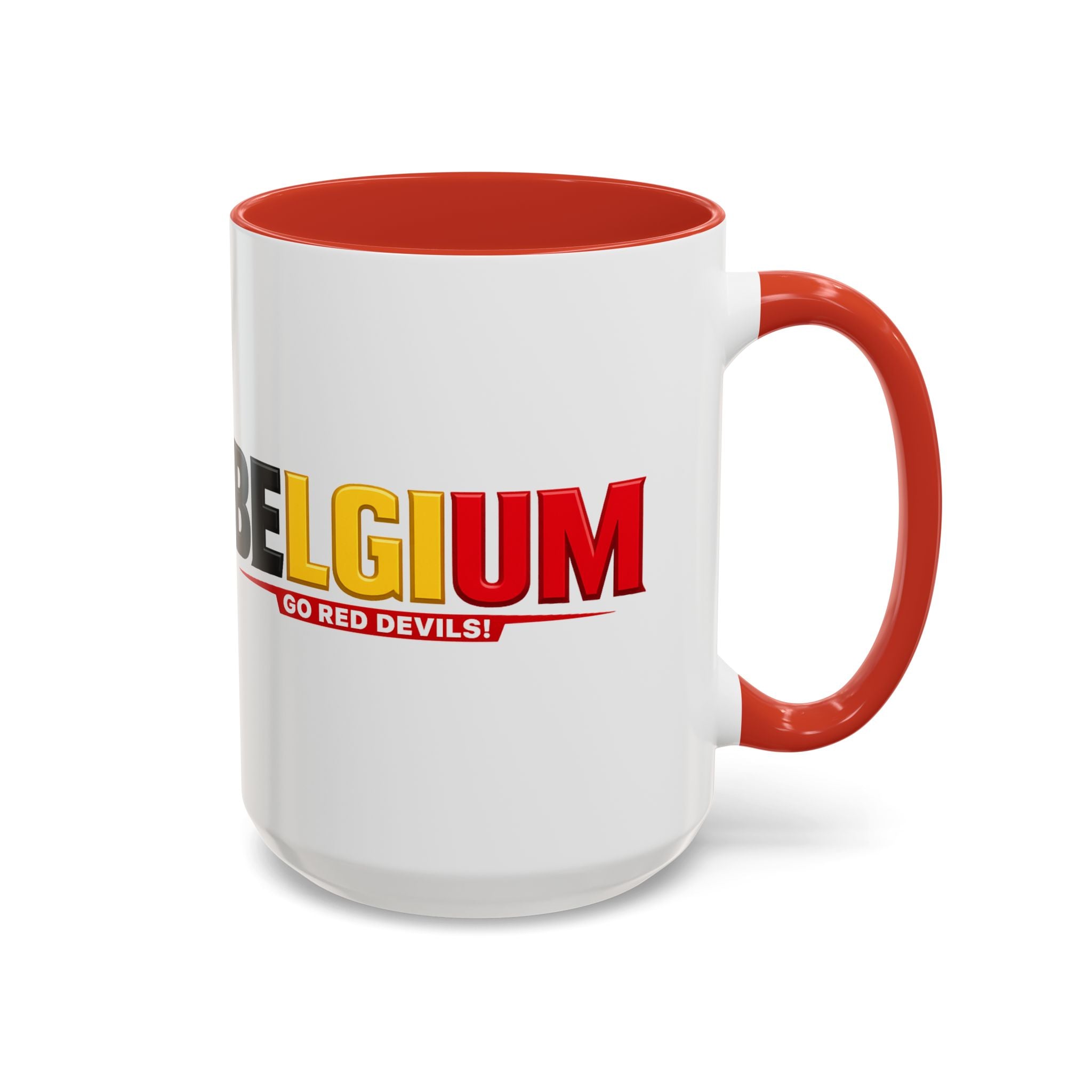 Belgium Go Red Devils Mug | Accent Coffee Mug 11oz 15oz
