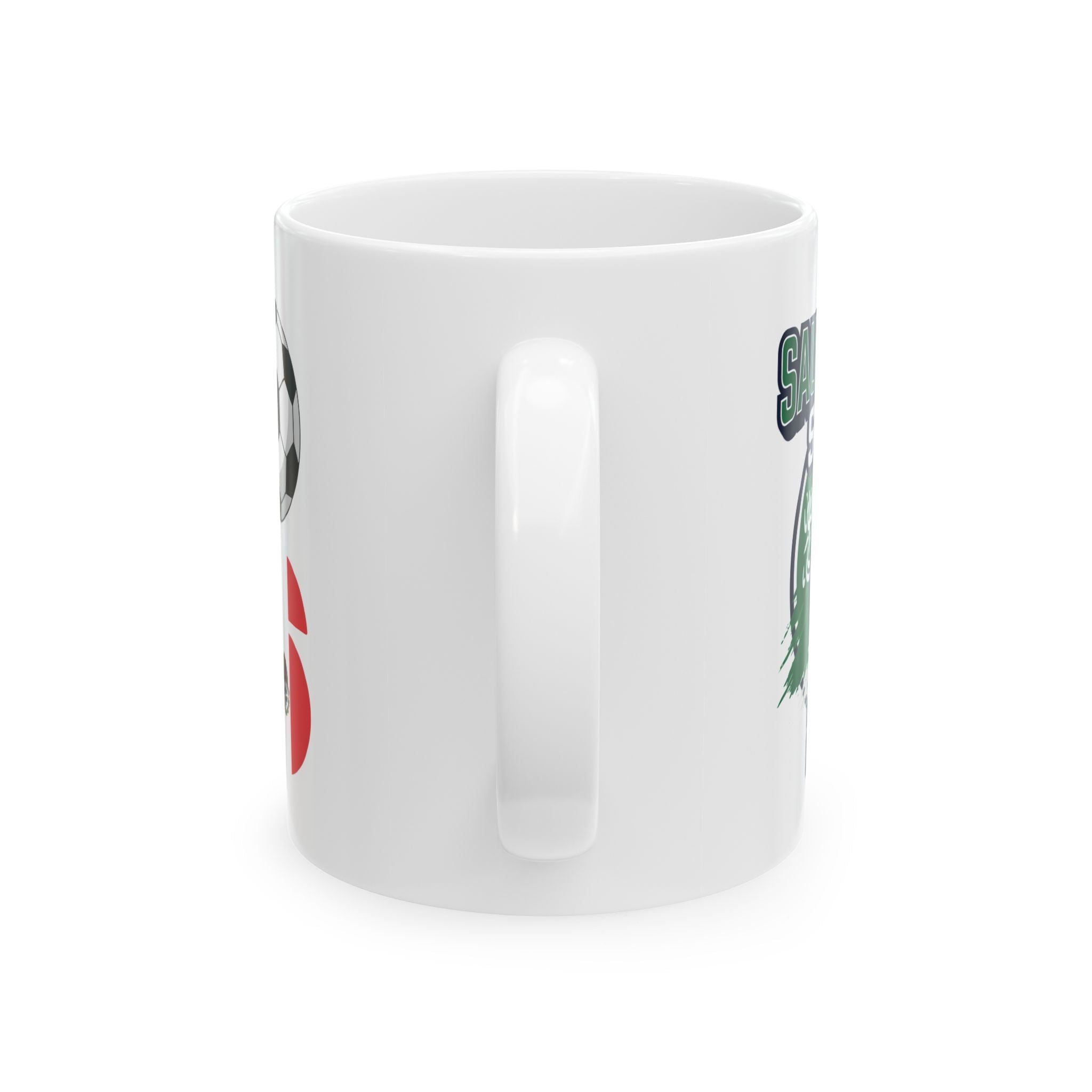 Saudi Arabia Soccer Mug, World Cup 2026 Coffee Mugs, Saudi Arabia Flag, Gift For Dad