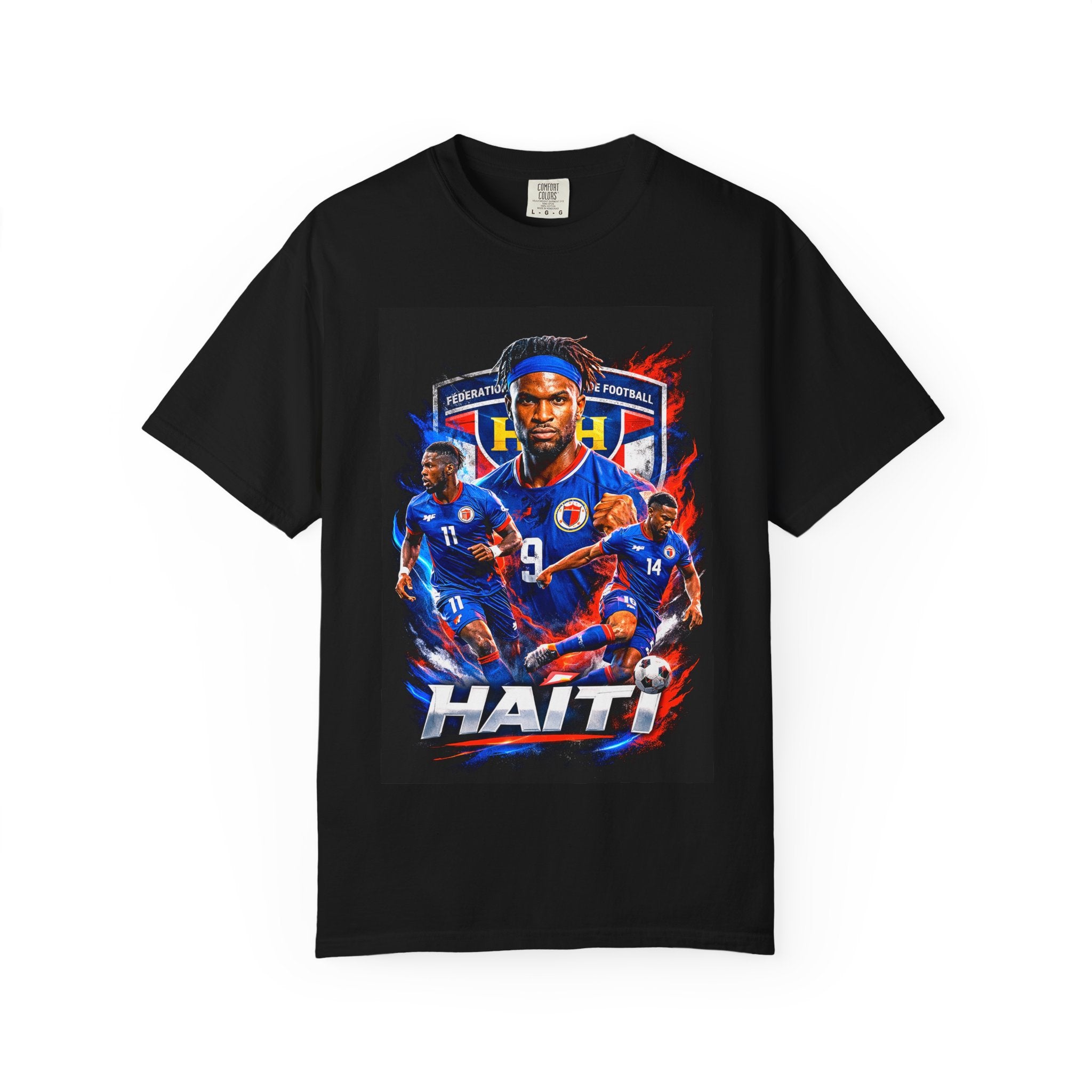 Haiti Soccer Players T-shirt | 2026 World Cup Back Graphic, Haiti Flag, Gift for him, Collectible