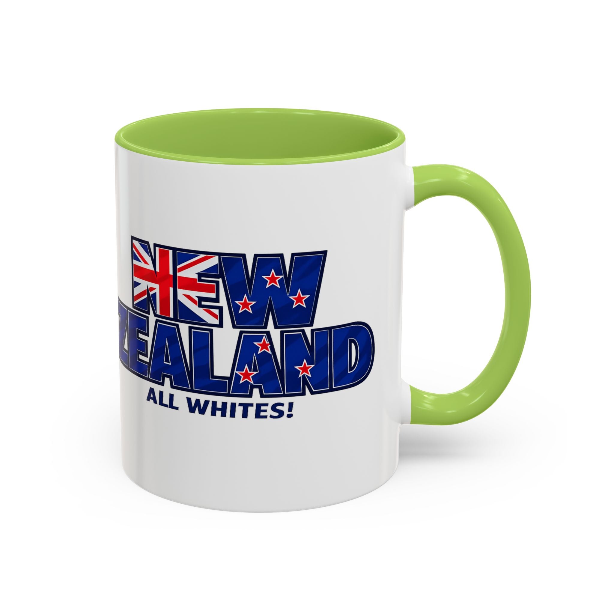 New Zealand All Whites Coffee Mug | Accent 11/15oz, World Cup 2026, Gift for Dad