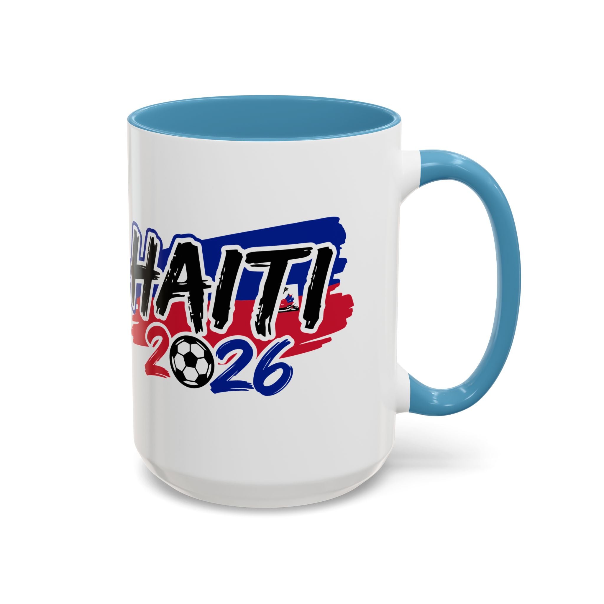 Haiti 2026 Soccer Graphic Mug | Accent Coffee Mug,Soccer World Cup 2026, Gift for Dad