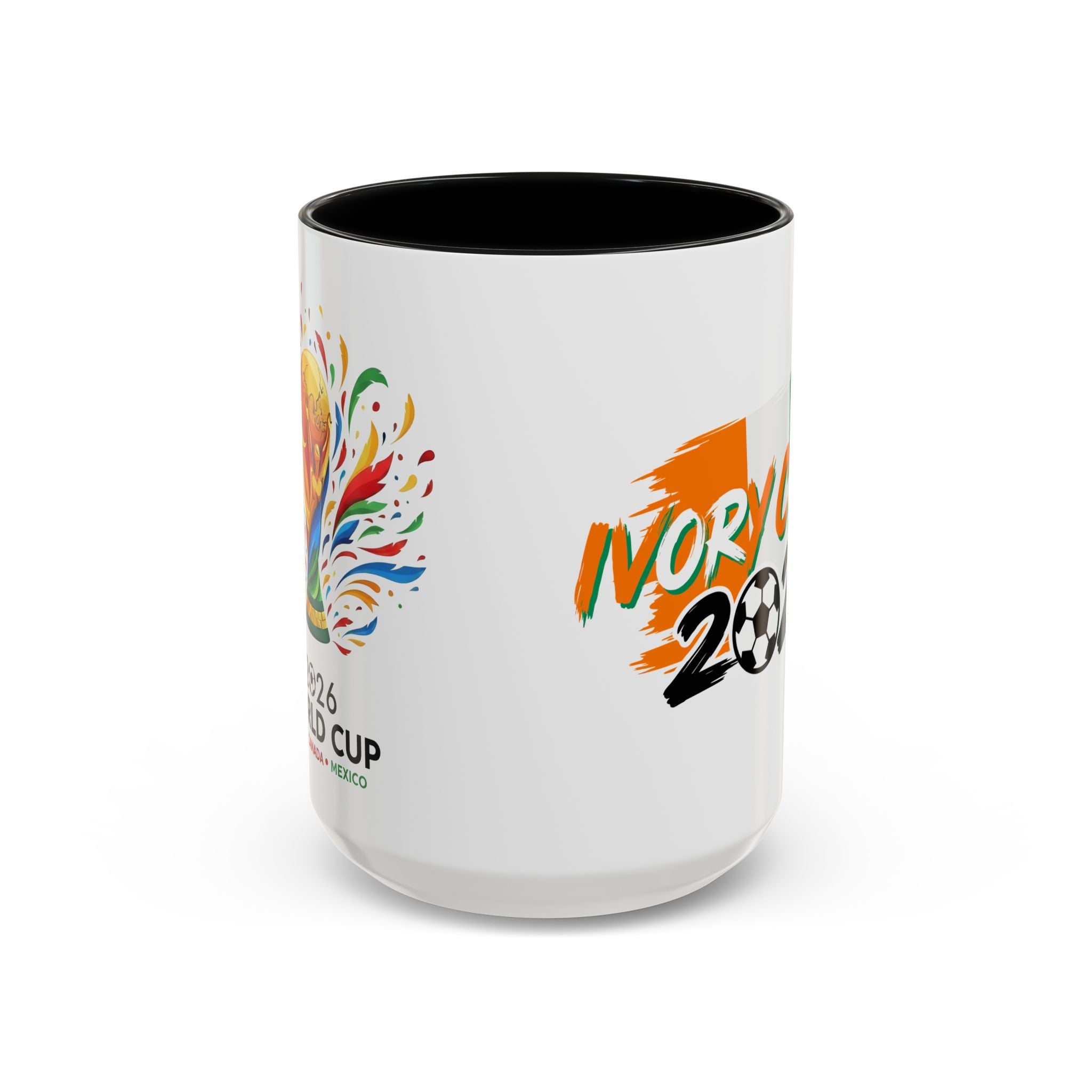 Ivory Coast 2026 Soccer Logo Mug | Accent Coffee Mug 11oz 15oz,Soccer World Cup 2026, Gifts for Dad
