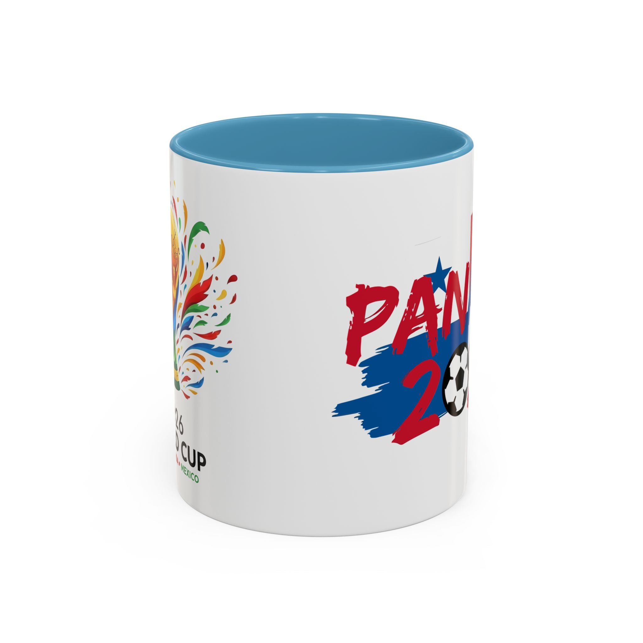 Panama 2026 Soccer Logo Accent Mug | 11oz 15oz, World Cup 2026, Gift for Dad