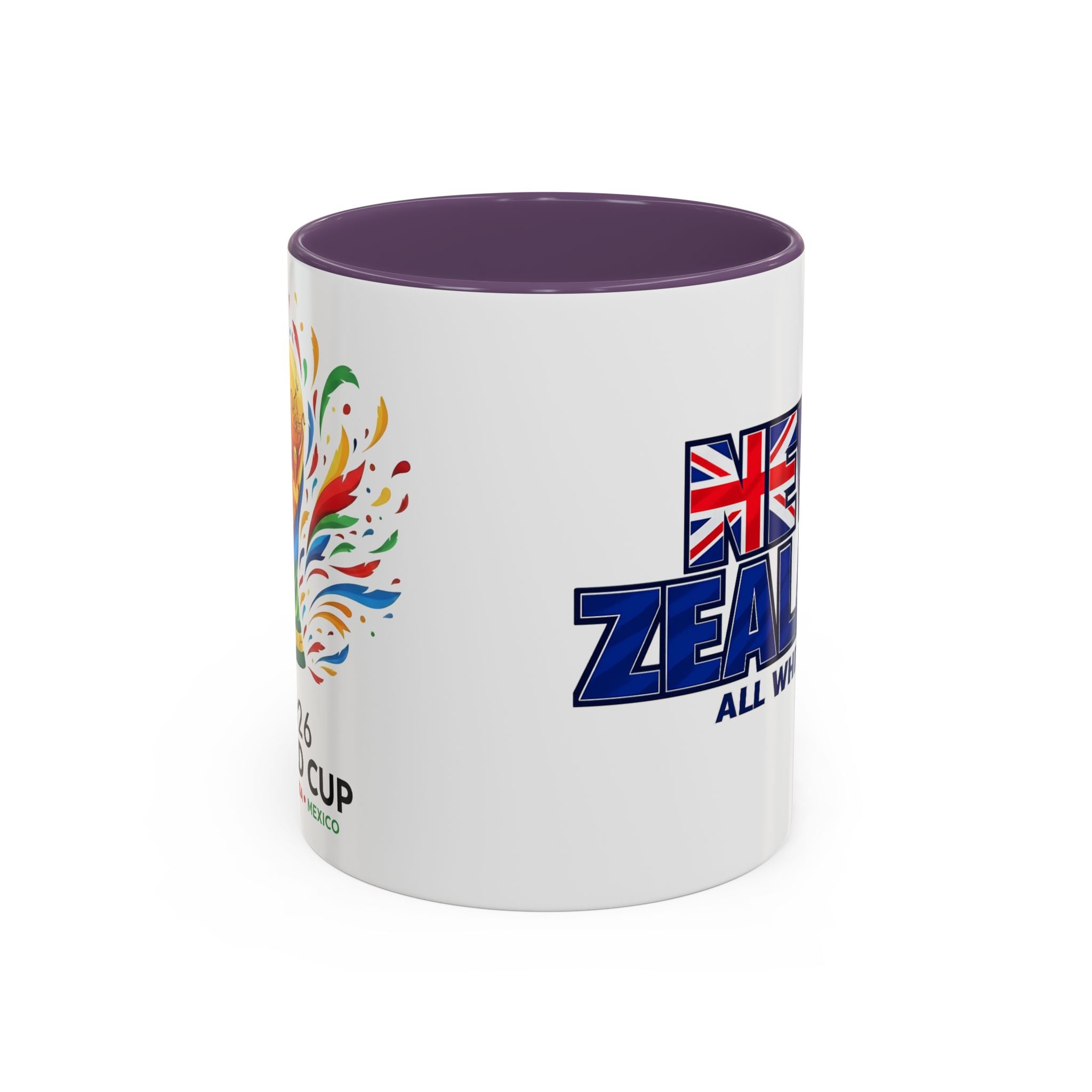 New Zealand All Whites Coffee Mug | Accent 11/15oz, World Cup 2026, Gift for Dad