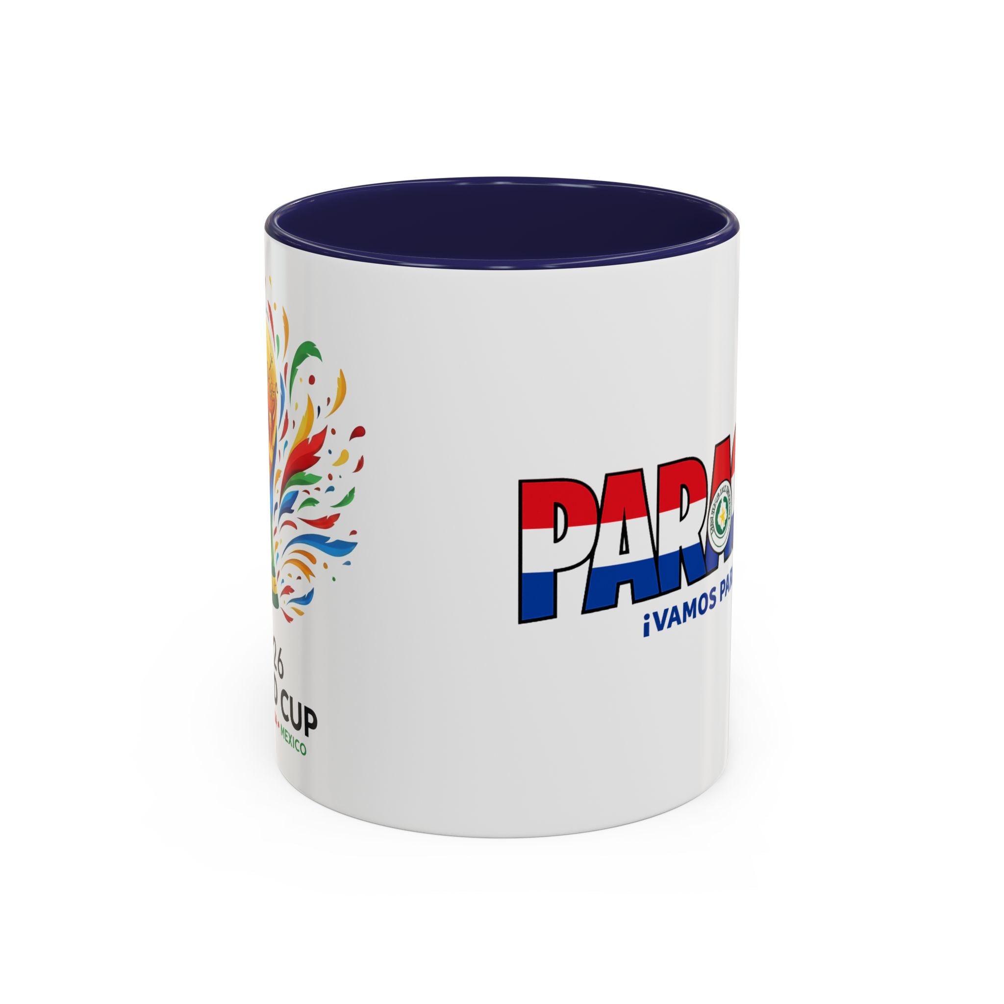 Paraguay Vamos Paraguay Mug | Accent Coffee Mug 11oz or 15oz, Soccer World Cup 2026, Gifts for Dad
