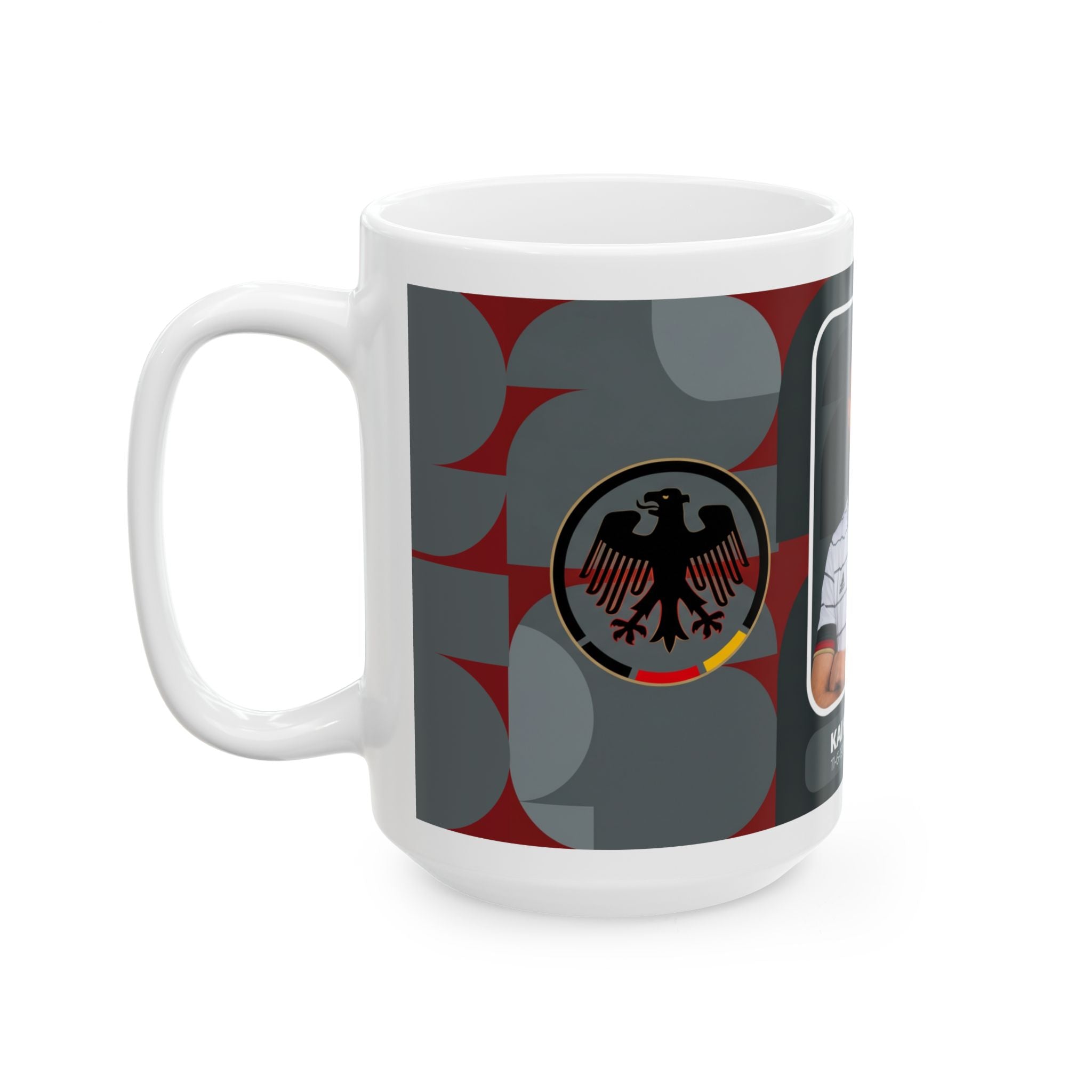 Germany Soccer Player Kai Havertz Mug — Ceramic Coffee Cup (11oz, 15oz), World Cup 2026 Mugs