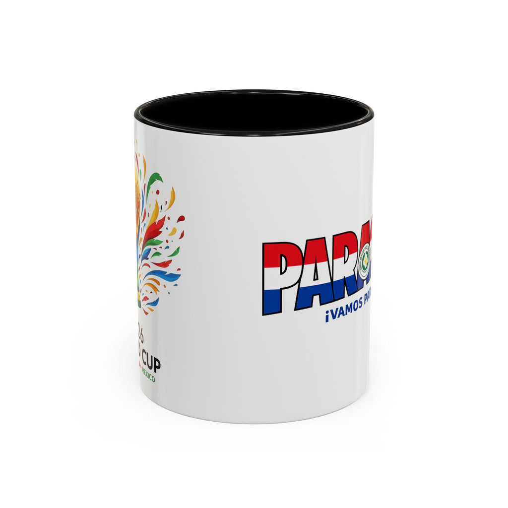 Paraguay Vamos Paraguay Mug | Accent Coffee Mug 11oz or 15oz, Soccer World Cup 2026, Gifts for Dad