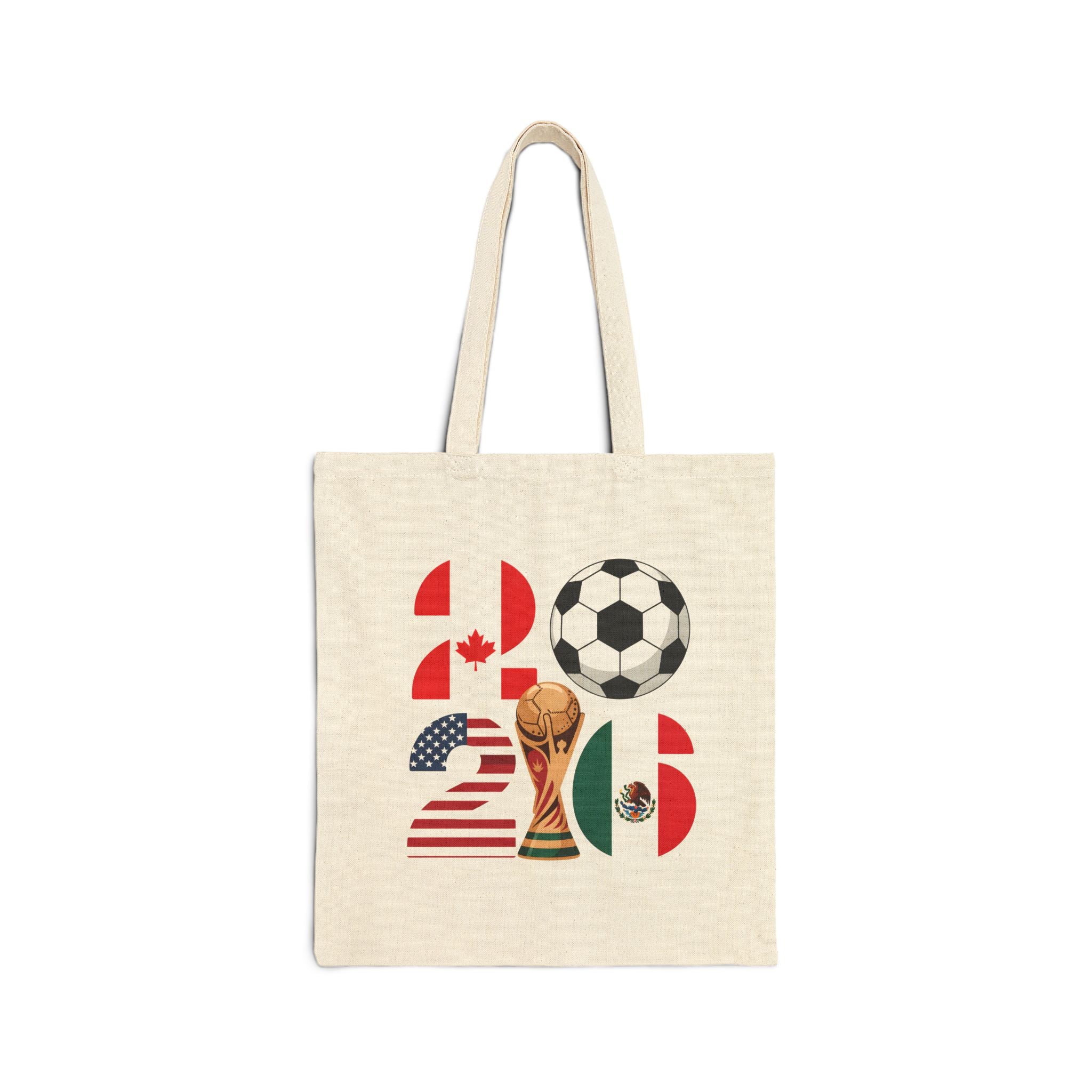 Croatia Soccer 2026 Tote, World Cup Soccer Ball Canvas Tote, Mother's Day Gift
