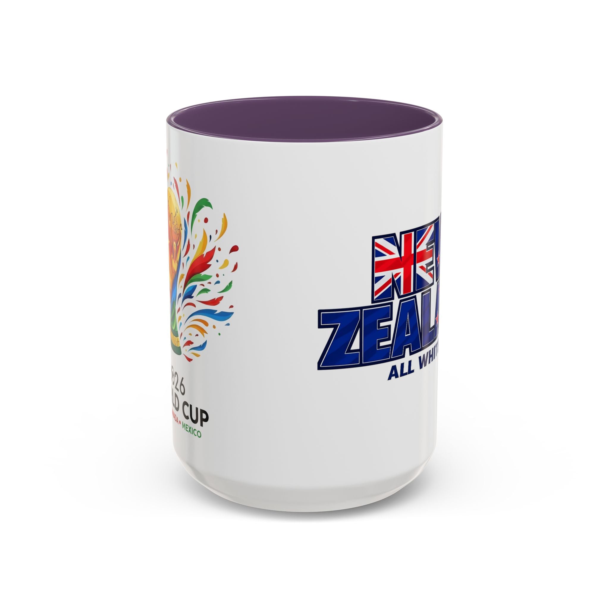 New Zealand All Whites Coffee Mug | Accent 11/15oz, World Cup 2026, Gift for Dad
