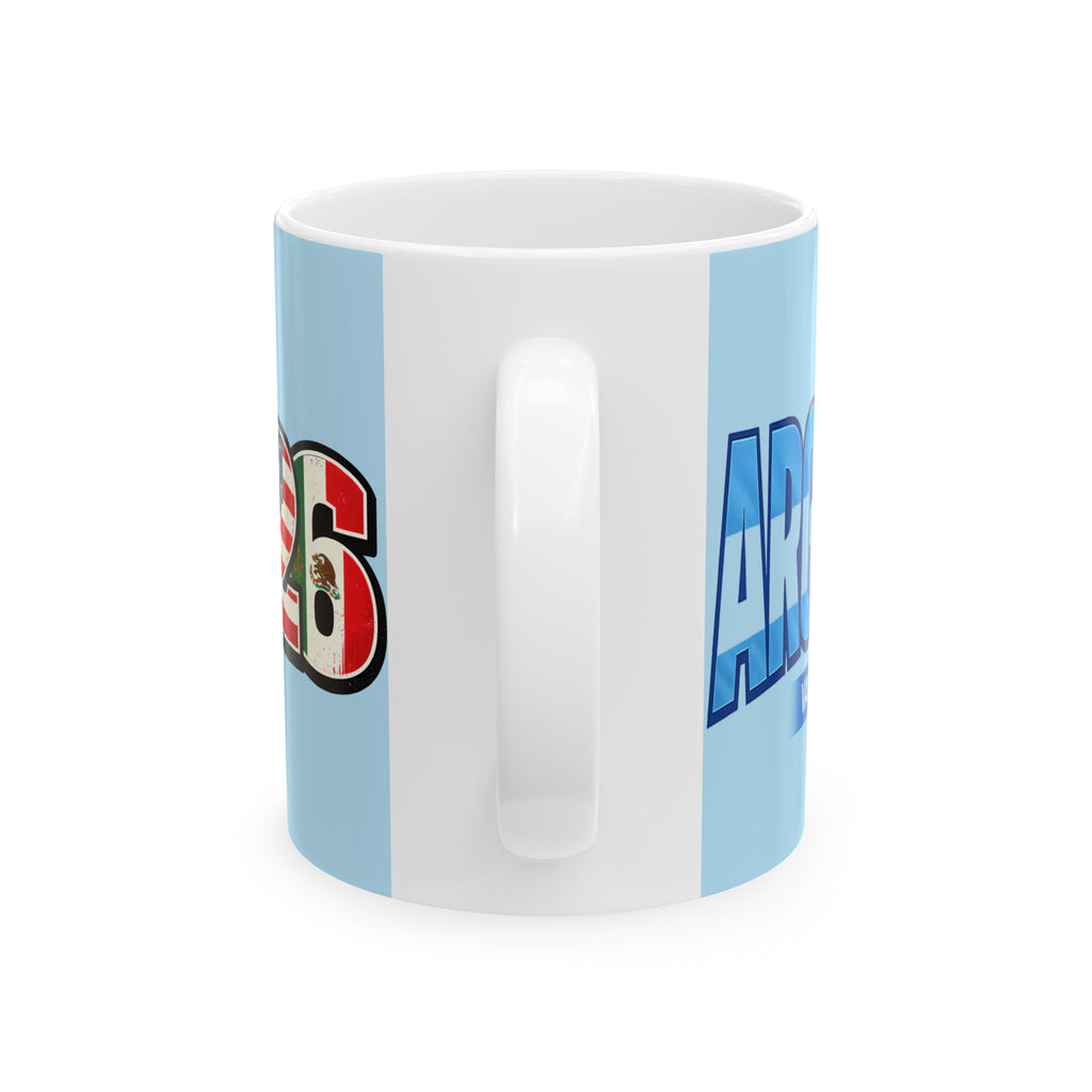 Argentina World Cup 2026 Soccer Mug | Argentina Flag, Ceramic Coffee Mug, Gift For Dad