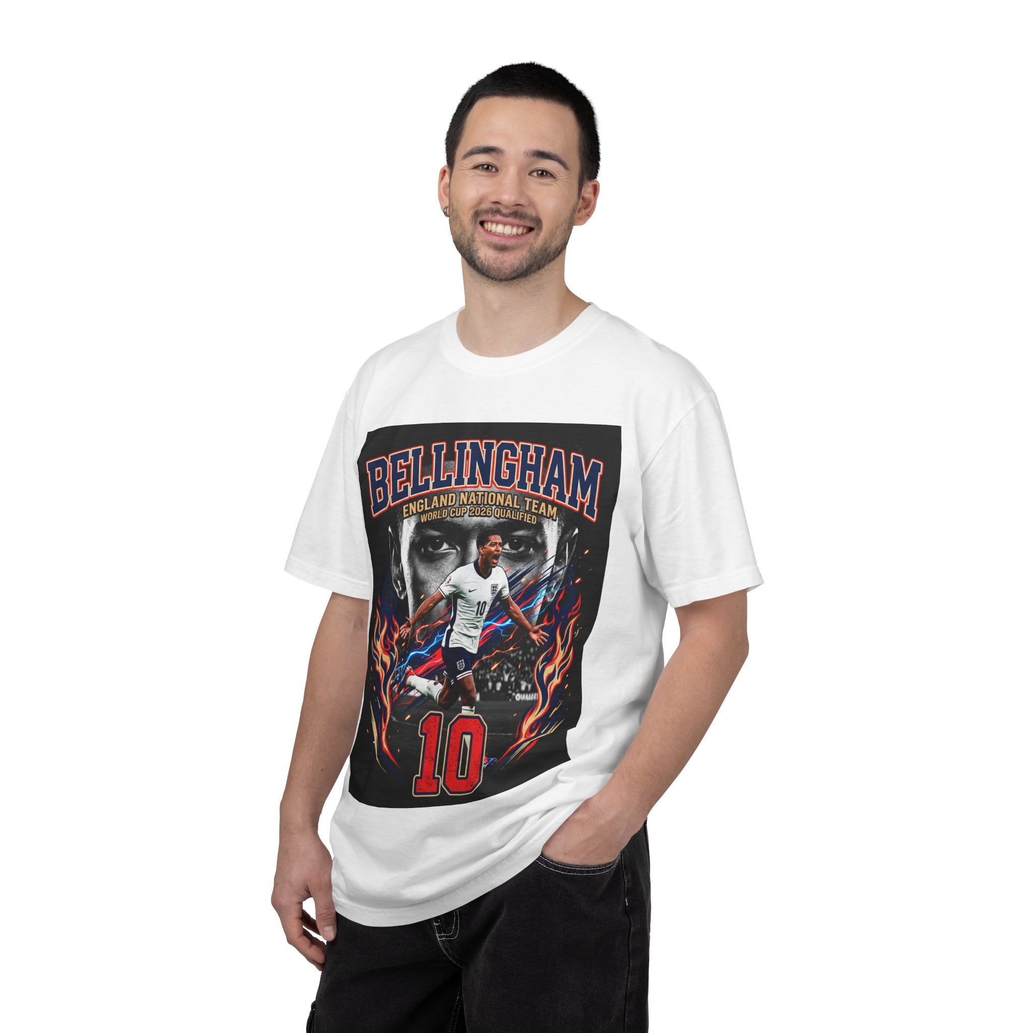 England World Cup 2026 T-shirt, Bellingham Collection Shirt, Gift for him, England Flag, Collectible