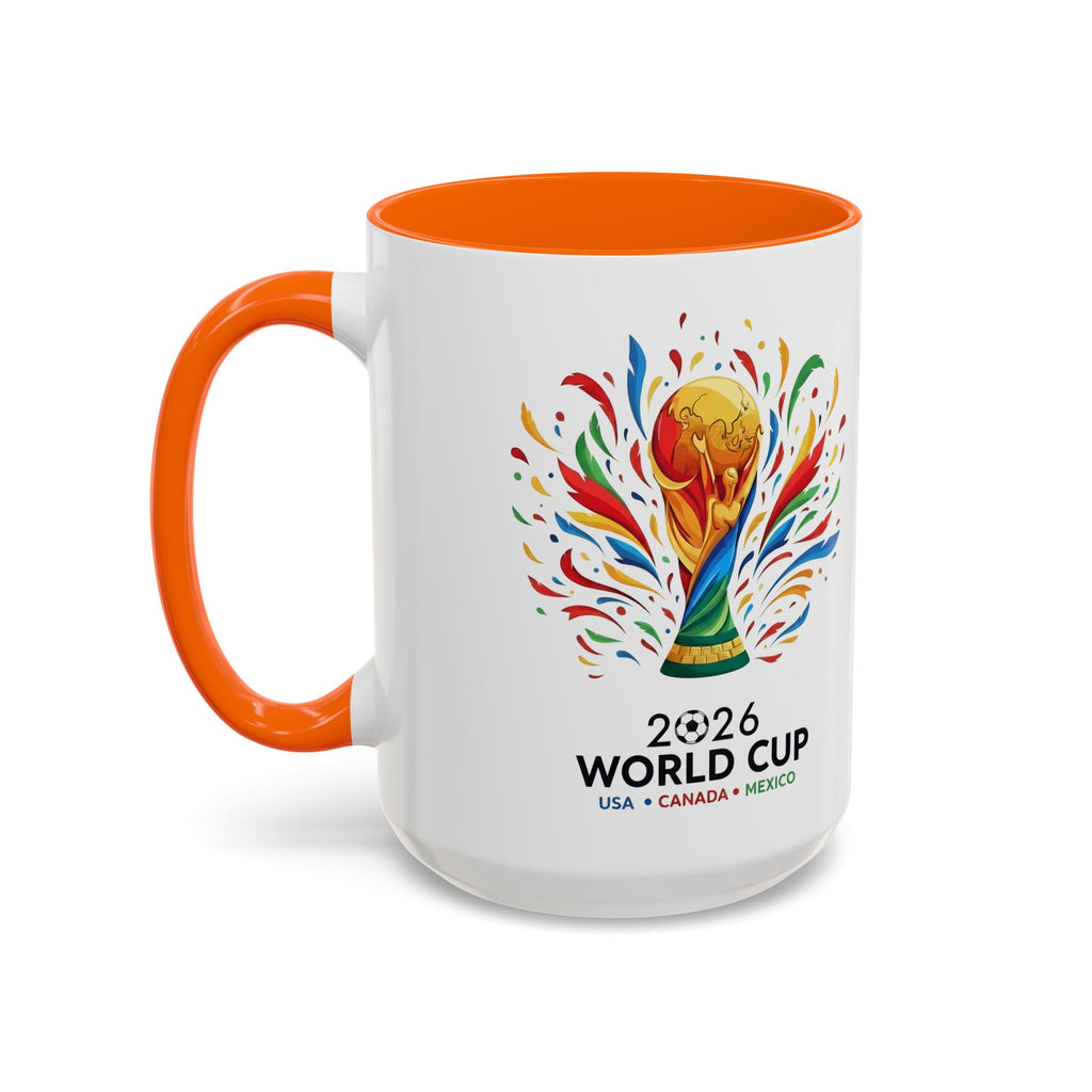 Colombia Vamos Colombia! Accent Coffee Mug | 11oz 15oz ceramic World Cup 2026, Soccer Gift