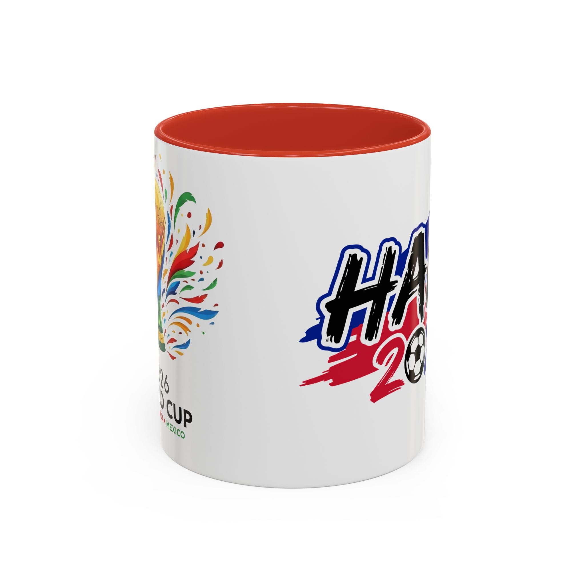 Haiti 2026 Soccer Graphic Mug | Accent Coffee Mug,Soccer World Cup 2026, Gift for Dad