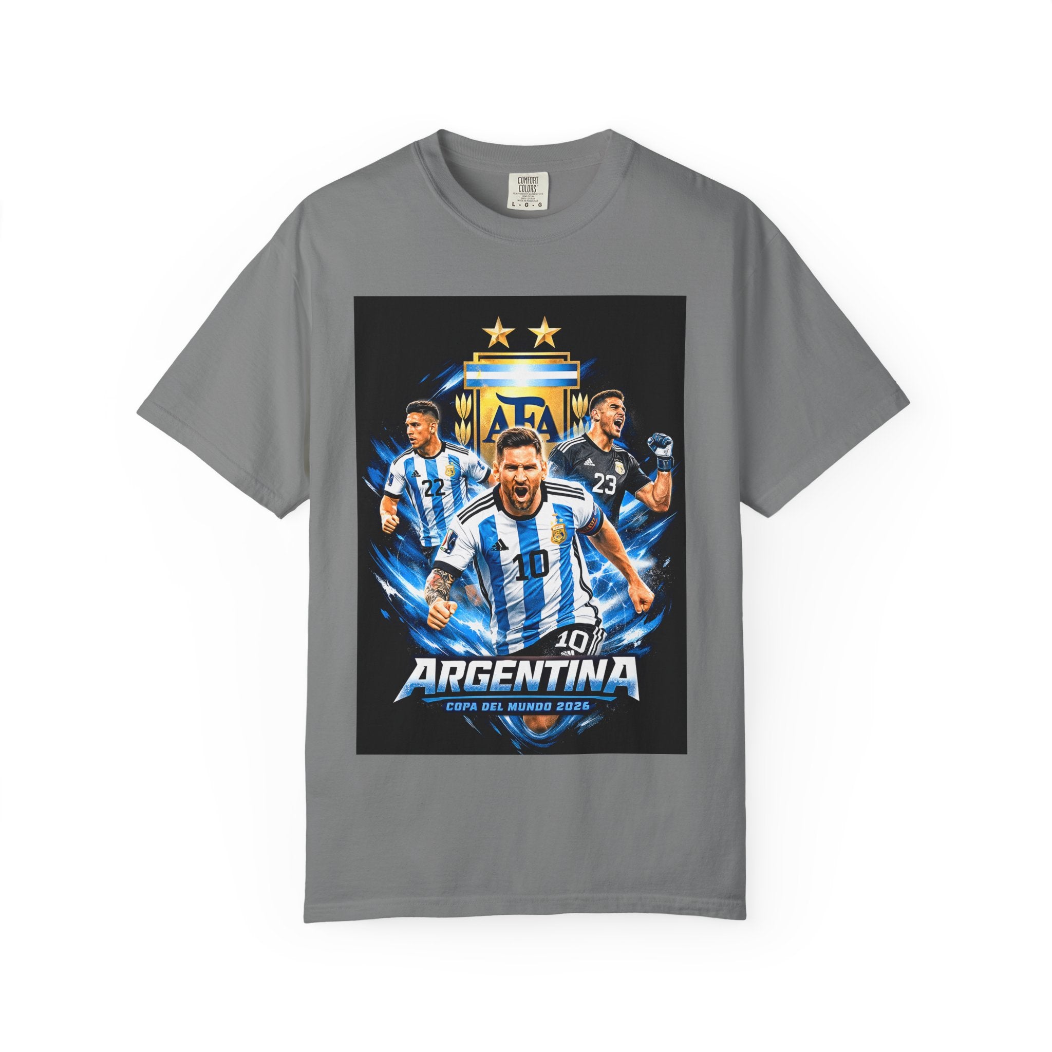 Argentina Soccer Players T-Shirt | 2026 World Cup Back Print, Argentina Flag, Gift for him, Collectible