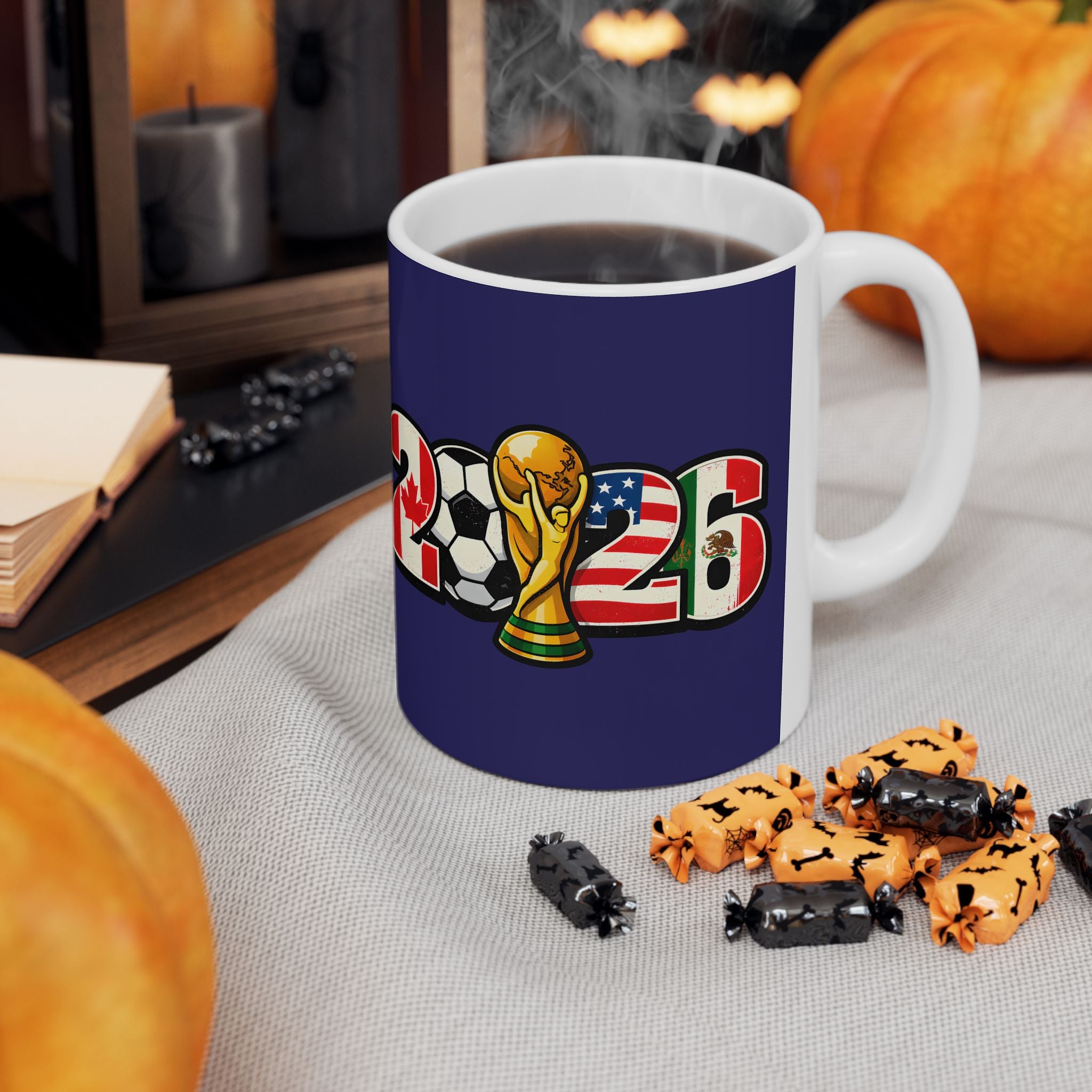 France World Cup 2026 Soccer Fans Mug, France Flag, Ceramic Mug, Gift For Dad