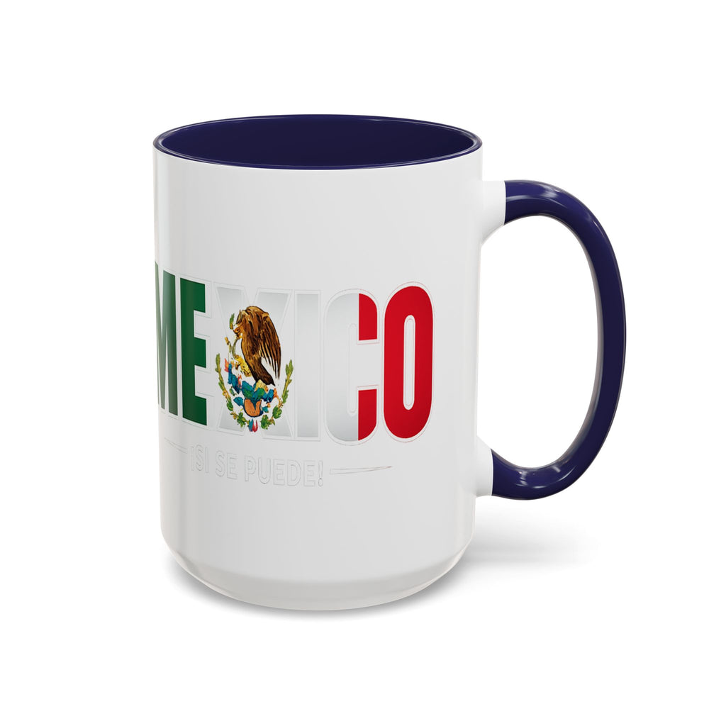 Mexico Coffee Mug | Accent Coffee Cup 11oz 15oz, World Cup 2026, Gift for Dad, Mexican Flag